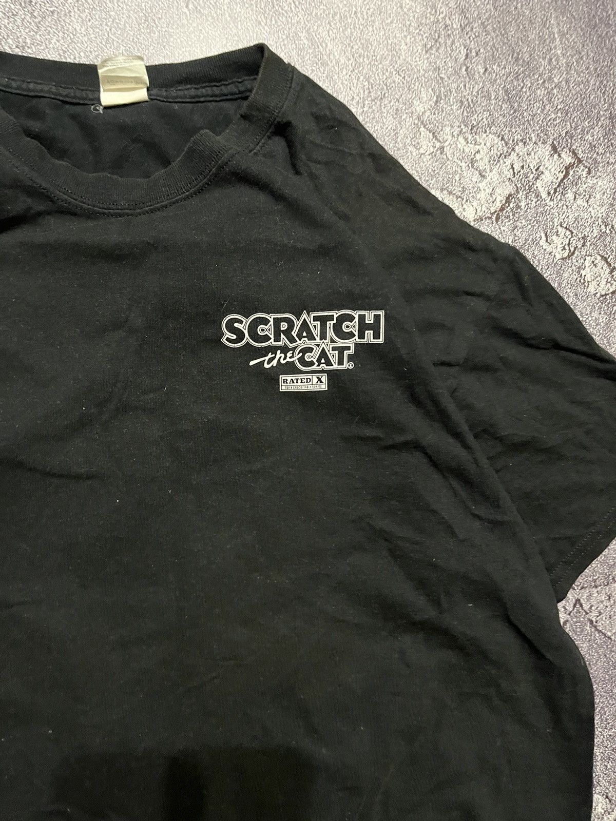 Vintage Vintage parody Simpsons scratch the cat tee Size US L / EU 52-54 / 3 - 4 Thumbnail