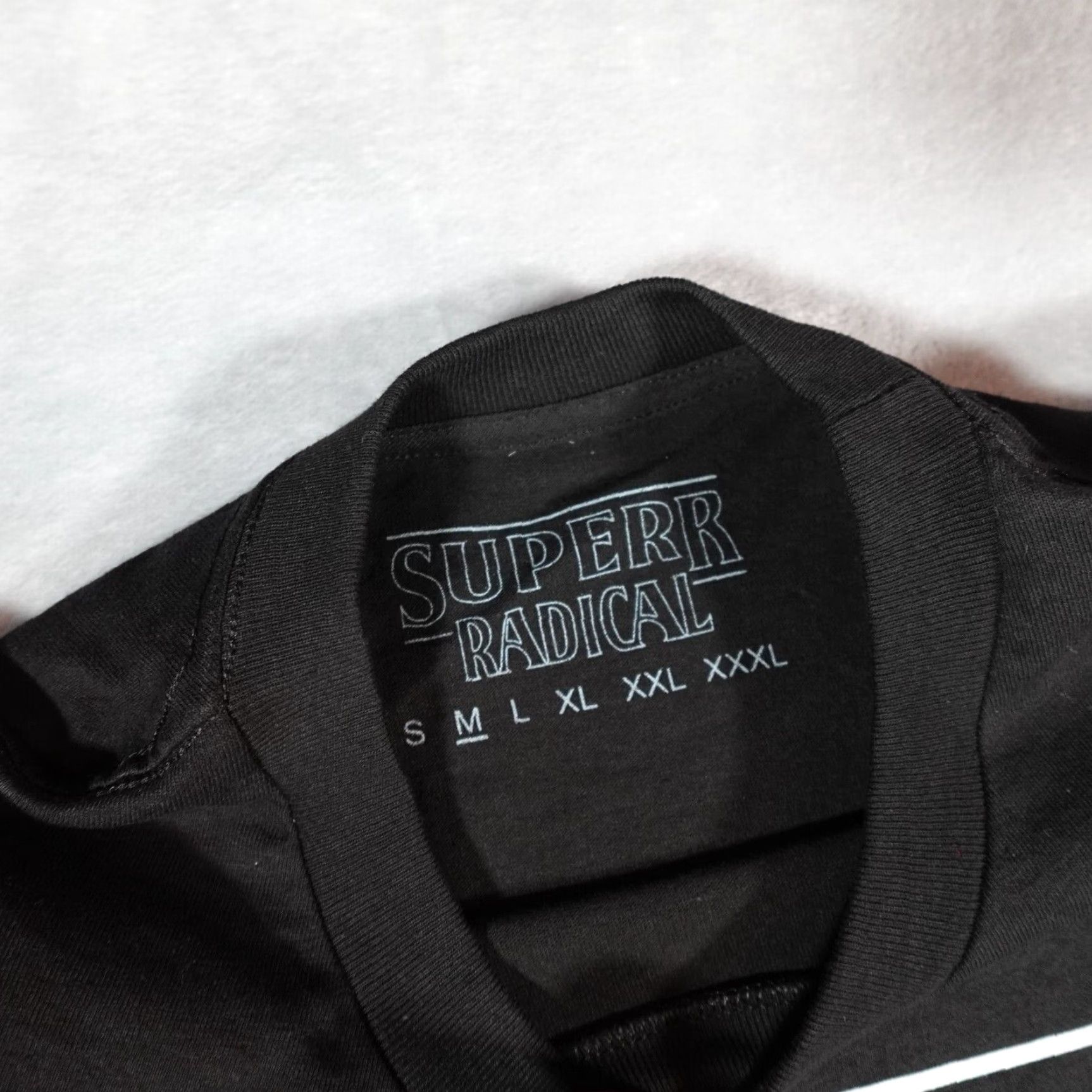 Vintage VINTAGE Superrradical Stranger Things Parody T-Shirt Mens Medium Black Graphic Print 2020s Size US M / EU 48-50 / 2 - 3 Thumbnail