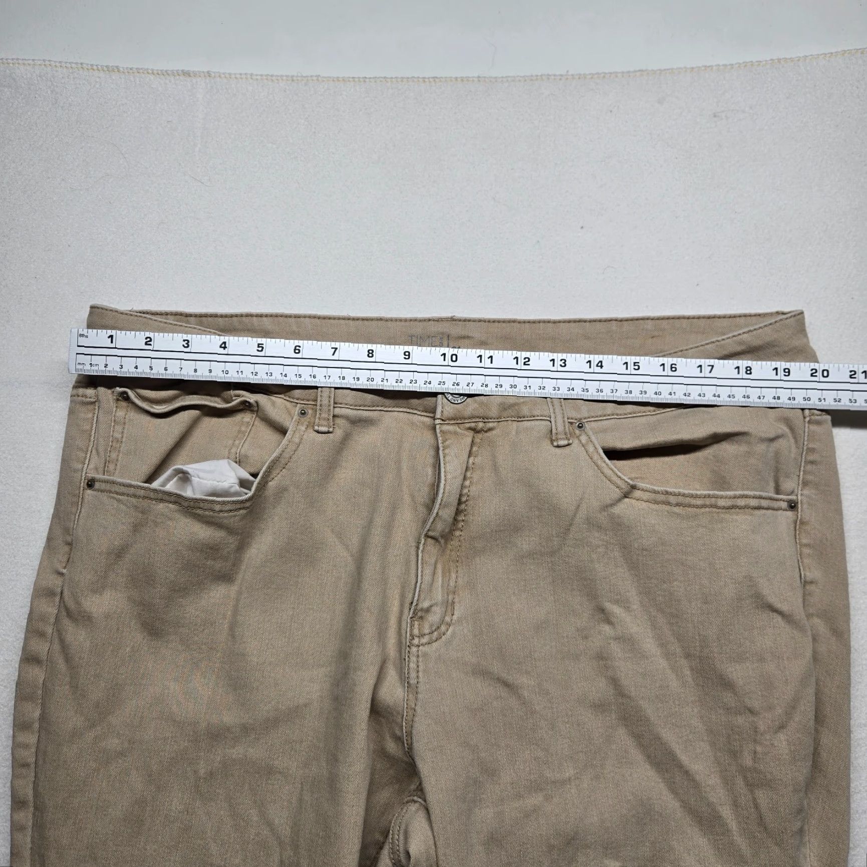 Vintage Time and Tru Boot Cut Jeans Adult Women's Size 14 Tan Brown Regular Fit Size 36" / US 14 / IT 50 - 4 Thumbnail