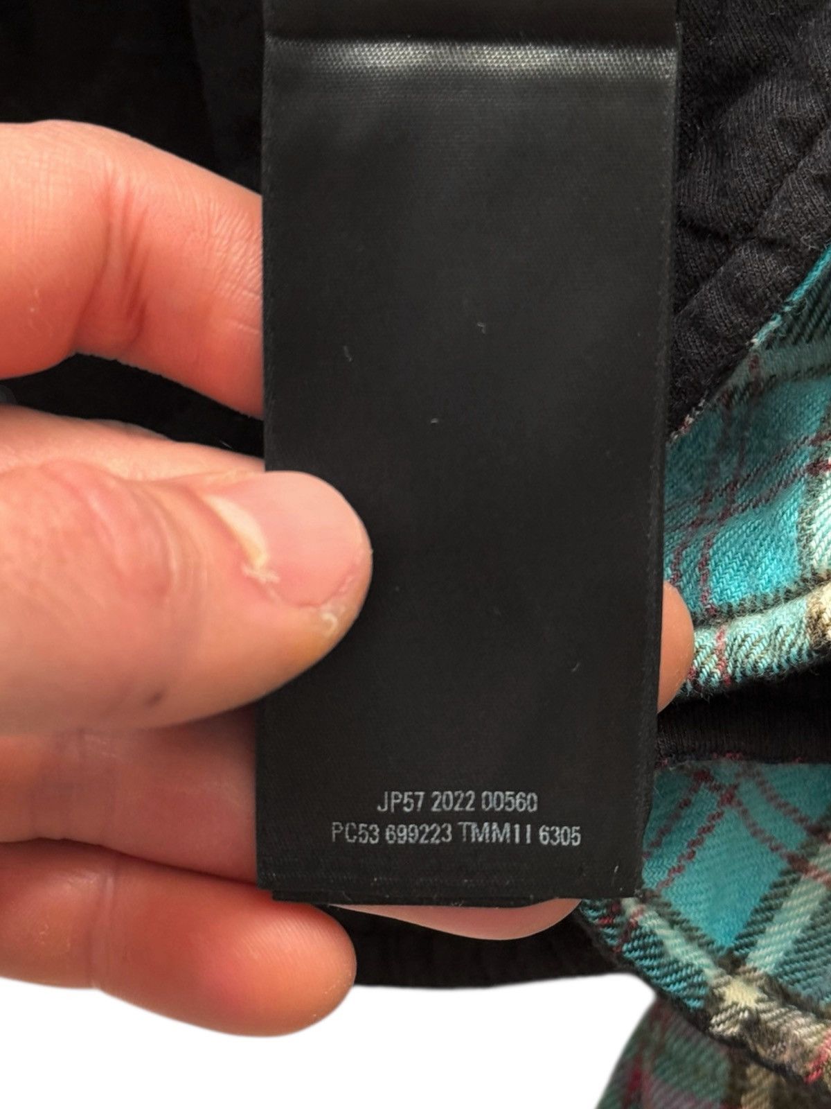 Balenciaga Bleach Oversized Hooded Flannel Blue Size US L / EU 52-54 / 3 - 8 Thumbnail