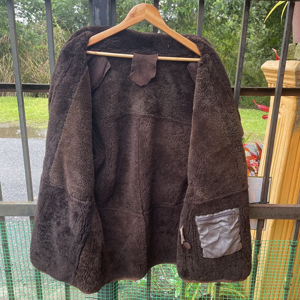 Yves Saint Laurent 🔥90s Yves Saint Laurent Sherpa Sheepskin Heavy Coat Jacket Size US M / EU 48-50 / 2 - 9 Thumbnail