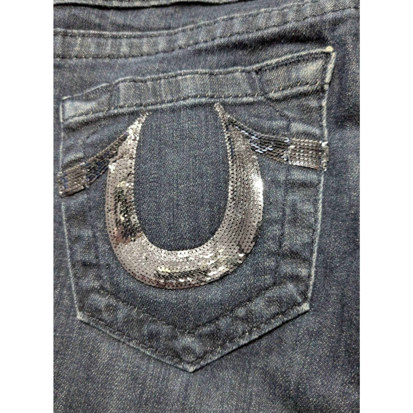 True Religion TRUE RELIGION SKINNY Denim Blue Jeans 27 5-Pocket USA Women Recycled? Size 27" / US 4 / IT 40 - 3 Thumbnail