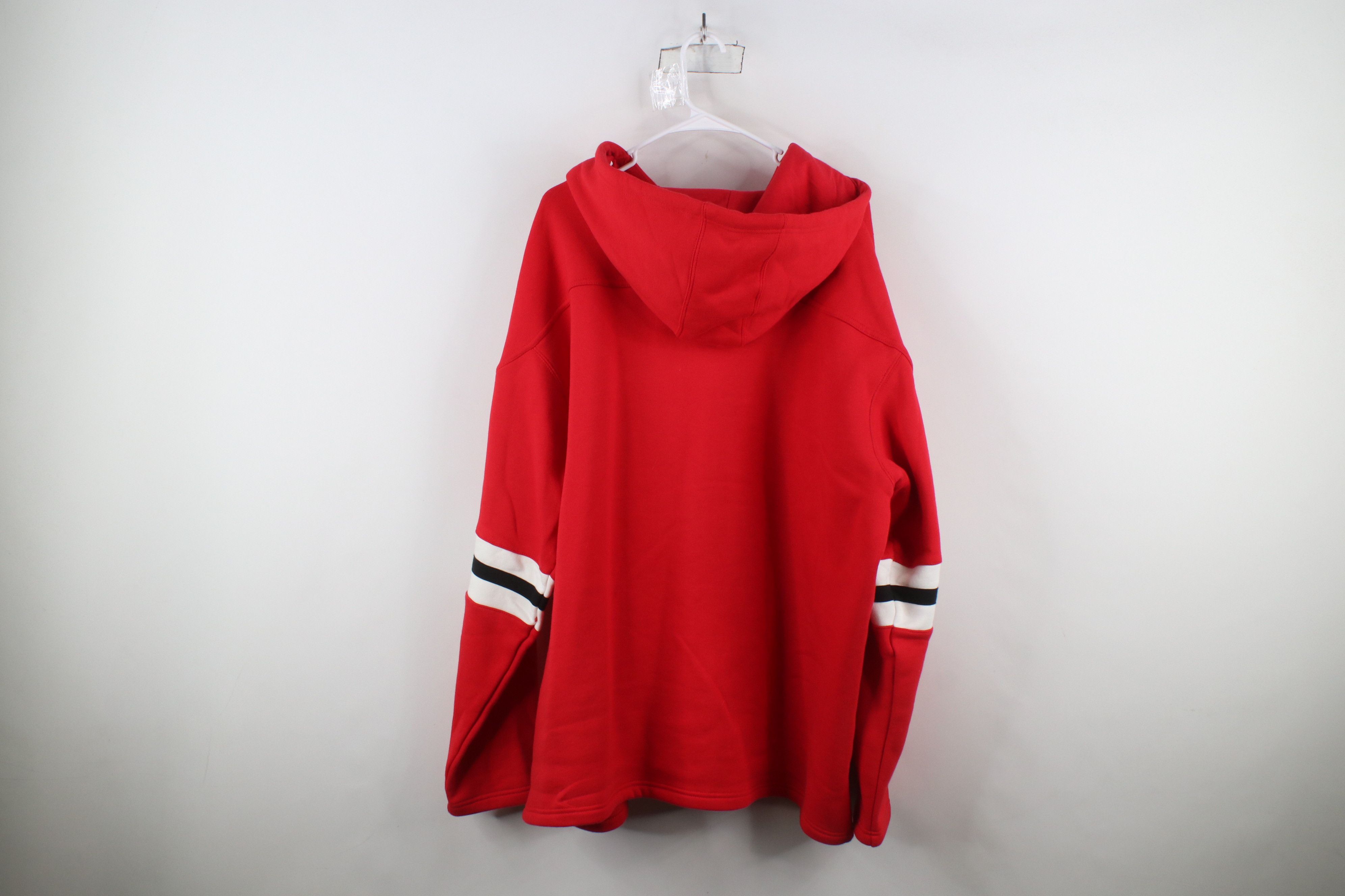 Vintage Fanatics Blackhawks Hockey Jersey Hoodie Sweatshirt Red Size US XXL / EU 58 / 5 - 13 Thumbnail