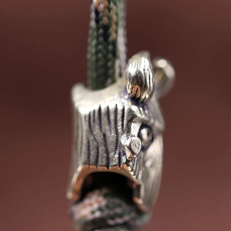 Handmade 3Pcs Forest Guardian Knife Beads Paracord Bead Zipper Charms Size ONE SIZE - 4 Thumbnail