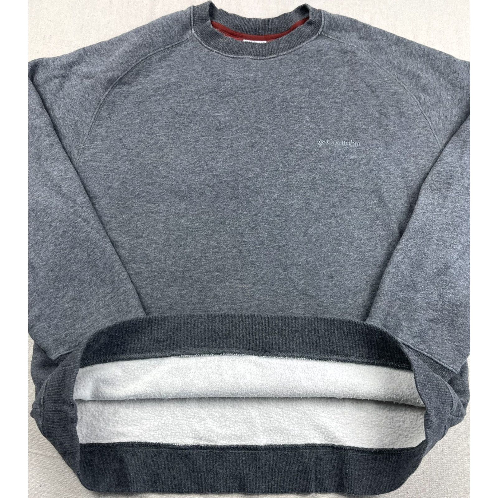 Vintage VINTAGE Columbia Fleece Sweatshirt Pullover Mens Large Gray Crew Neck 90s Outdoor Size US L / EU 52-54 / 3 - 4 Thumbnail