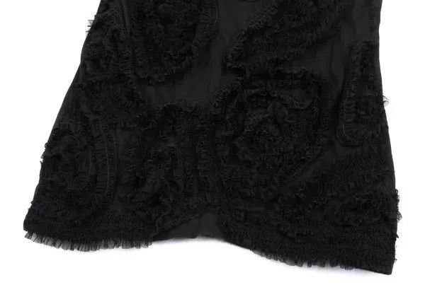 Comme des Garcons Comme Des Garcons size F Black Vintage Lace Trim Top Size L / US 10 / IT 46 - 8 Thumbnail