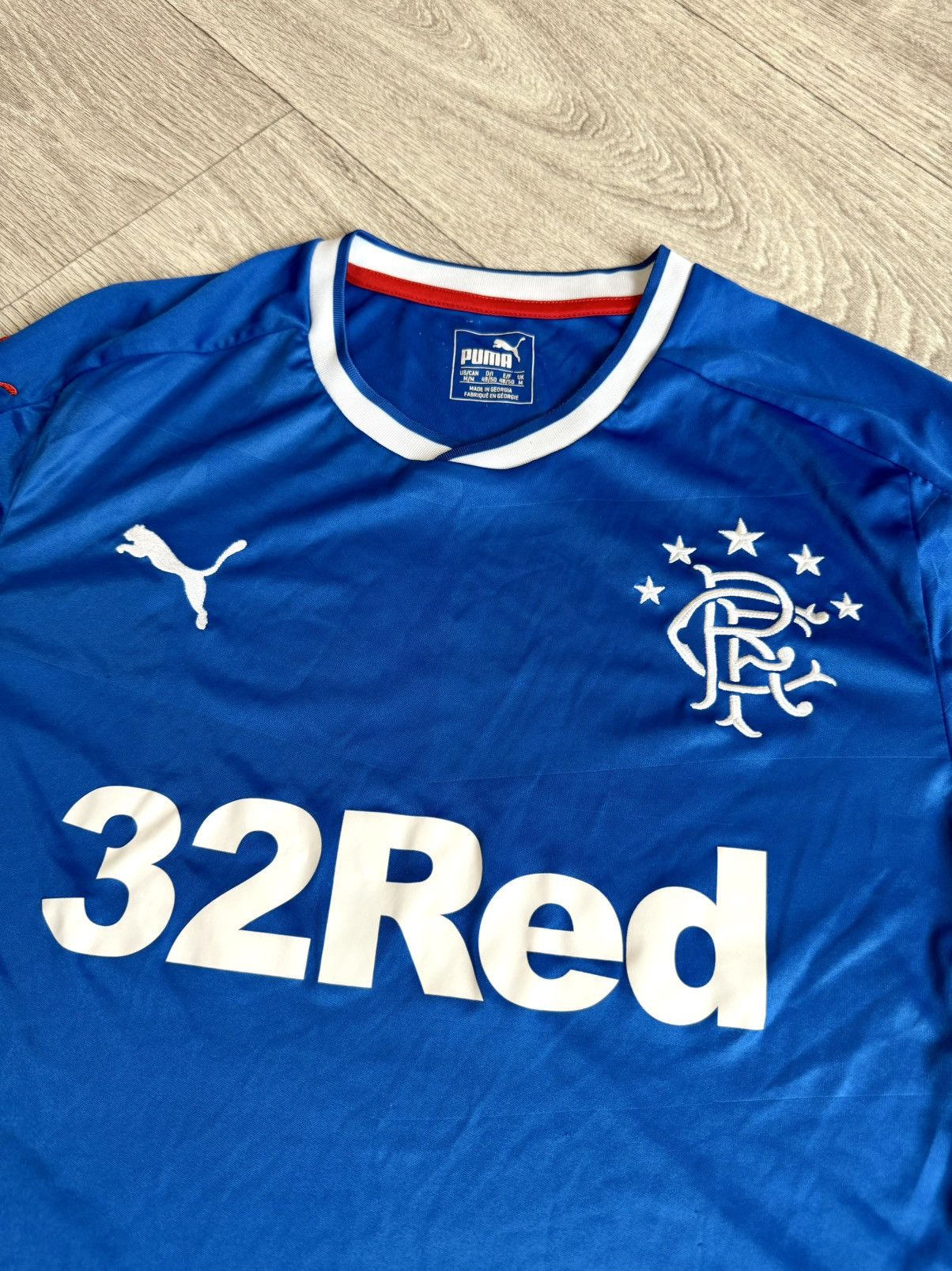 Puma 🔷Puma Glasgow Rangers 2016/18 Soccer jersey🔷 Size US M / EU 48-50 / 2 - 4 Thumbnail