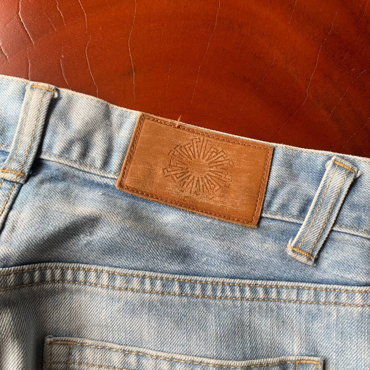 Tornado Mart 💥Archival💥 Flare Vintage Tornado Mart Light Blue Denim Pants Size US 31 - 8 Thumbnail
