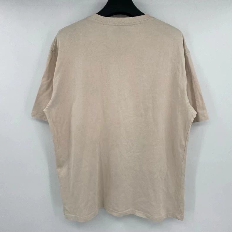 Balenciaga Balenciaga Milk Tea Wheatear Double B embroidery Short Slee Size US L / EU 52-54 / 3 - 2 Thumbnail