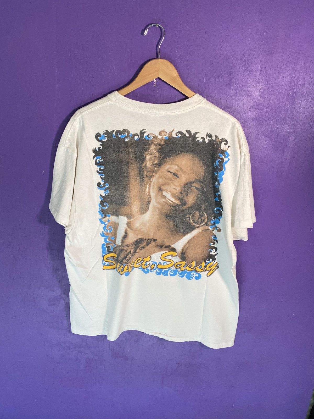 Rap Tees Vintage 90s Janet Jackson sweet sassy rap tee Size US XL / EU 56 / 4 - 2 Thumbnail