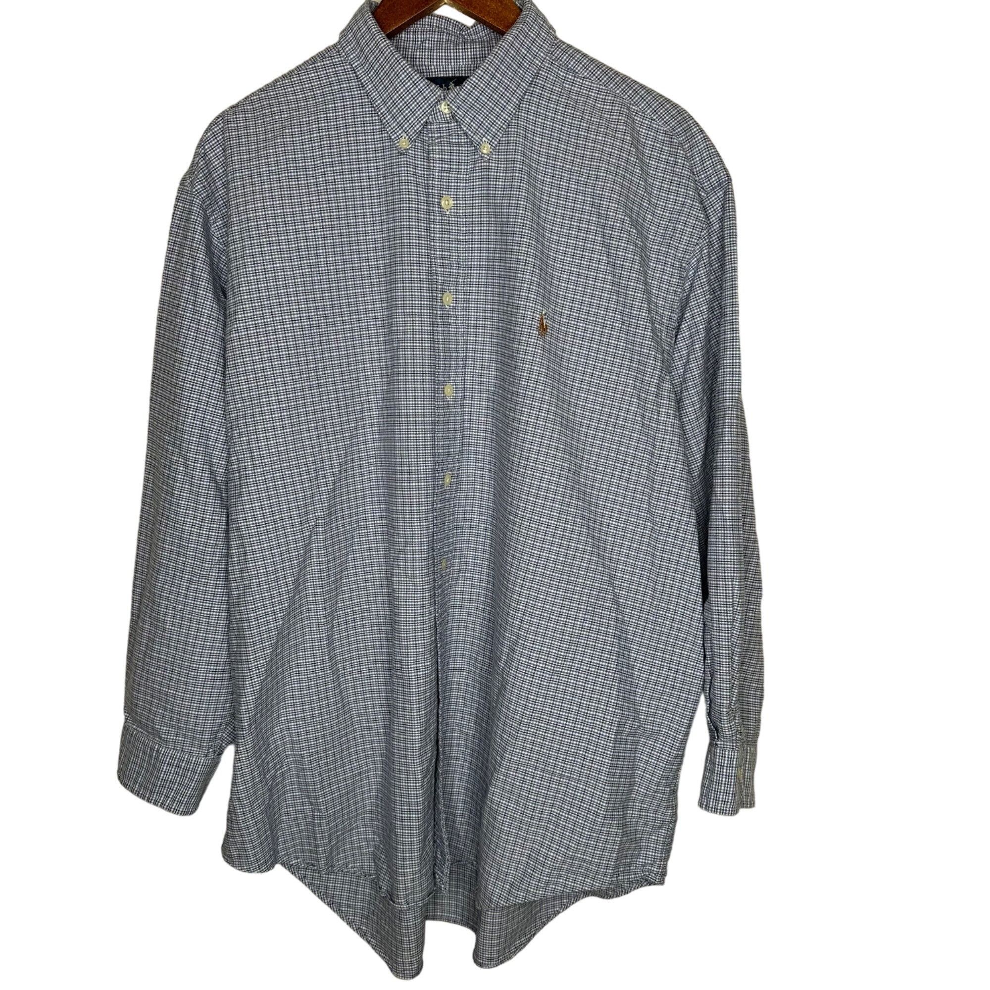 Ralph Lauren Ralph Lauren Yarmouth Long Sleeve Button down plaid blue 100 Size US XXL / EU 58 / 5 - 6 Thumbnail