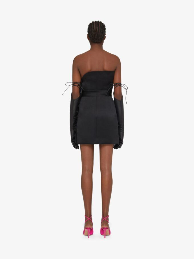 Givenchy o1srvl11e1124 Flower Dress in Black Size XS / US 0-2 / IT 36-38 - 5 Thumbnail