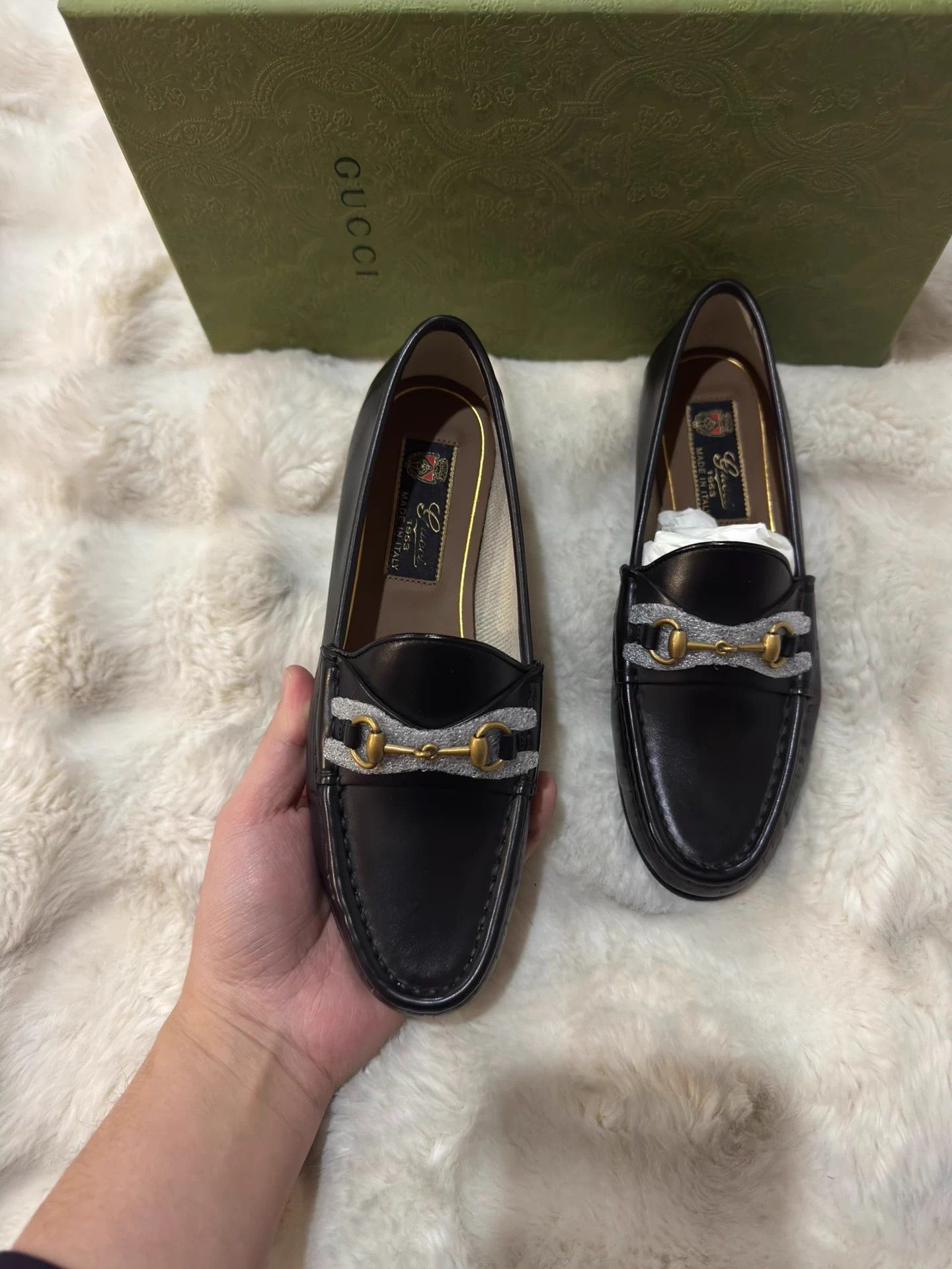 Gucci Gucci Horsebit Loafer 35.5 New Box Dust Bag Size US 8 / IT 38 - 4 Thumbnail