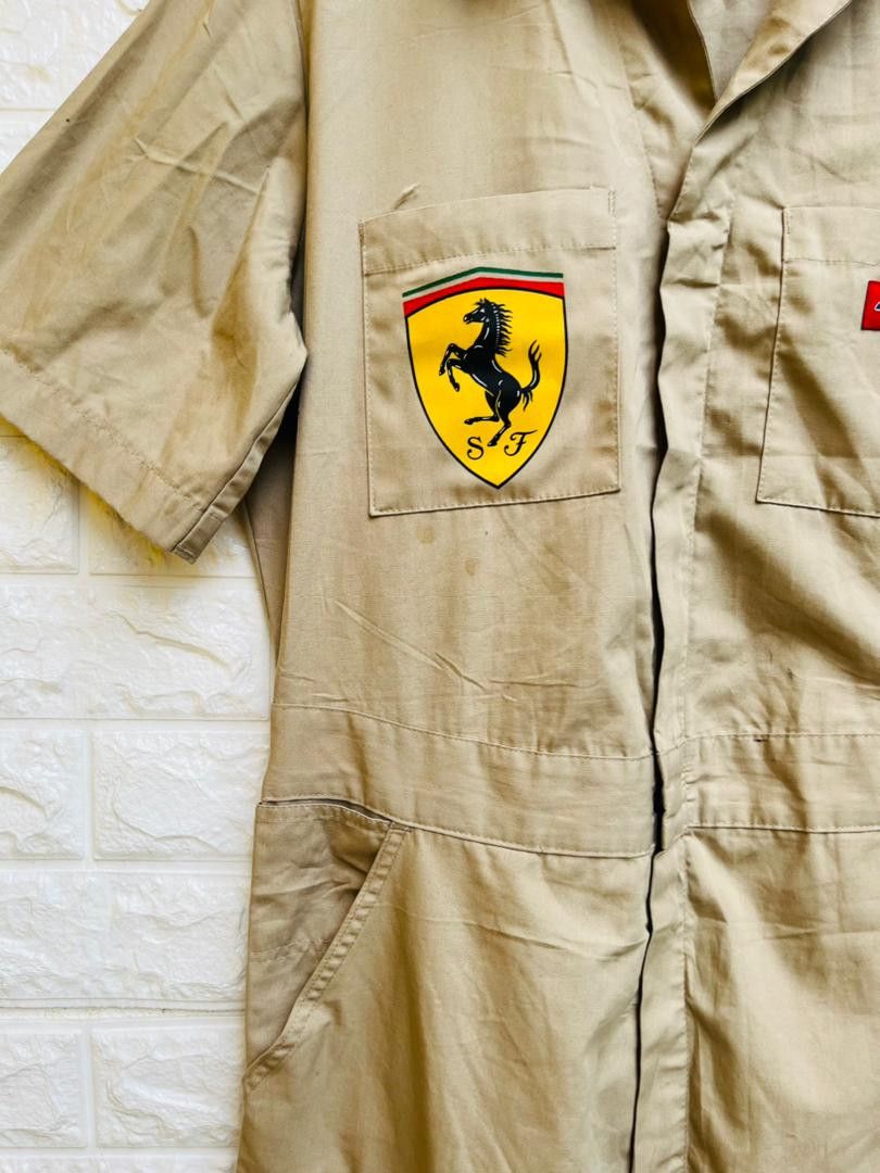Dickies × Ferrari × Vintage Vintage Ferrari Vs Dickies Motorsport Fashion Style Size US 36 / EU 52 - 4 Thumbnail