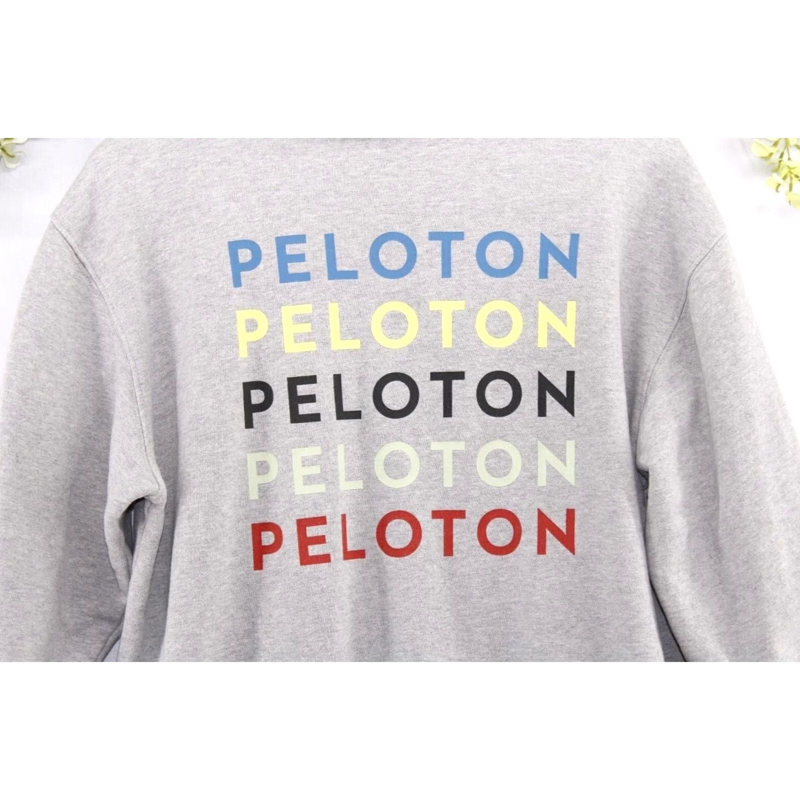 Vintage Peloton Men’s Full Zip Hoodie Sweatshirt Grey Graphic Print Sz M Shirt Hoodie Mens XS? Size US M / EU 48-50 / 2 - 3 Thumbnail