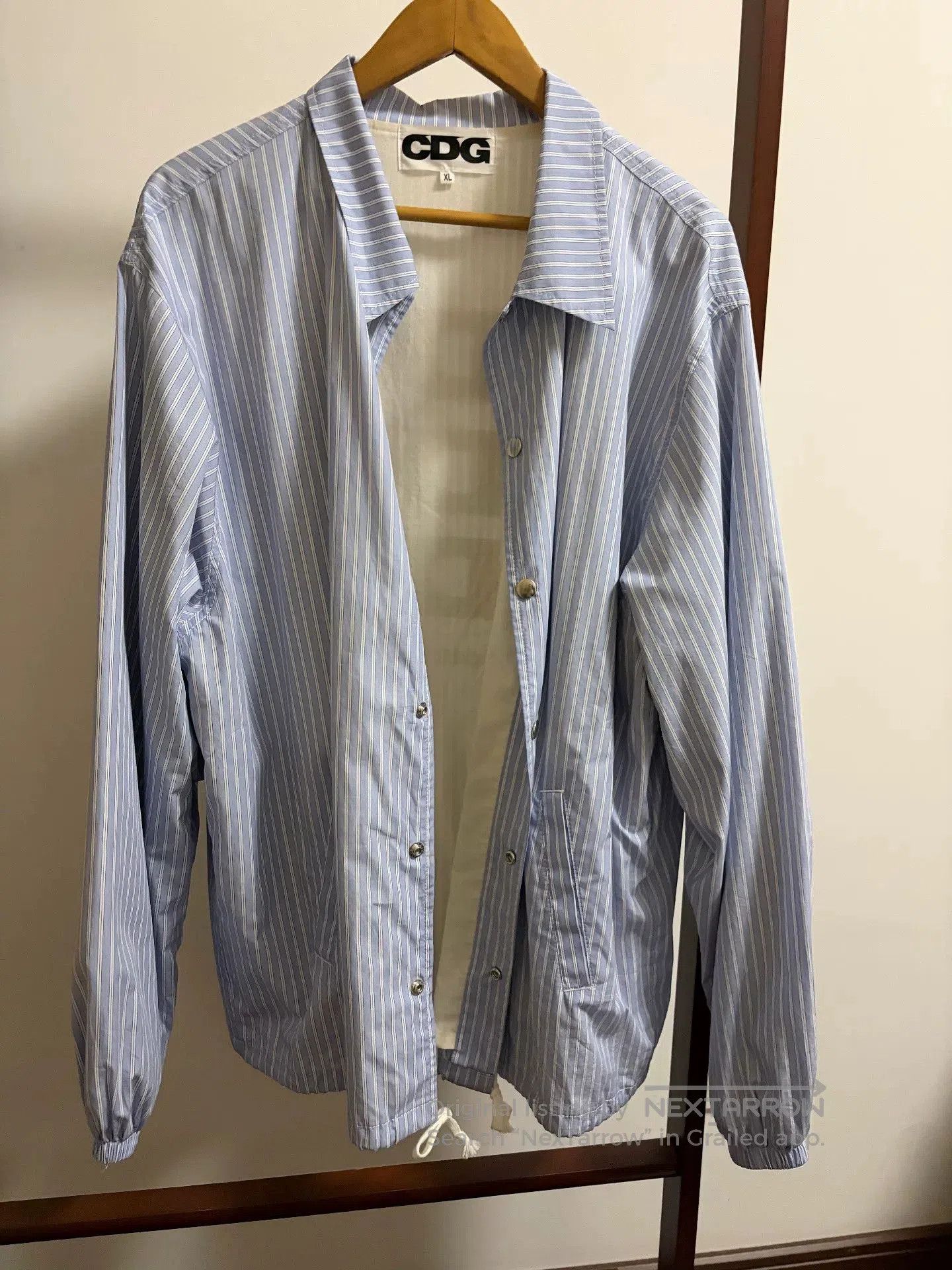 Comme des Garcons CDG Striped Long Sleeve Shirt. Size US XL / EU 56 / 4 - 1 Thumbnail