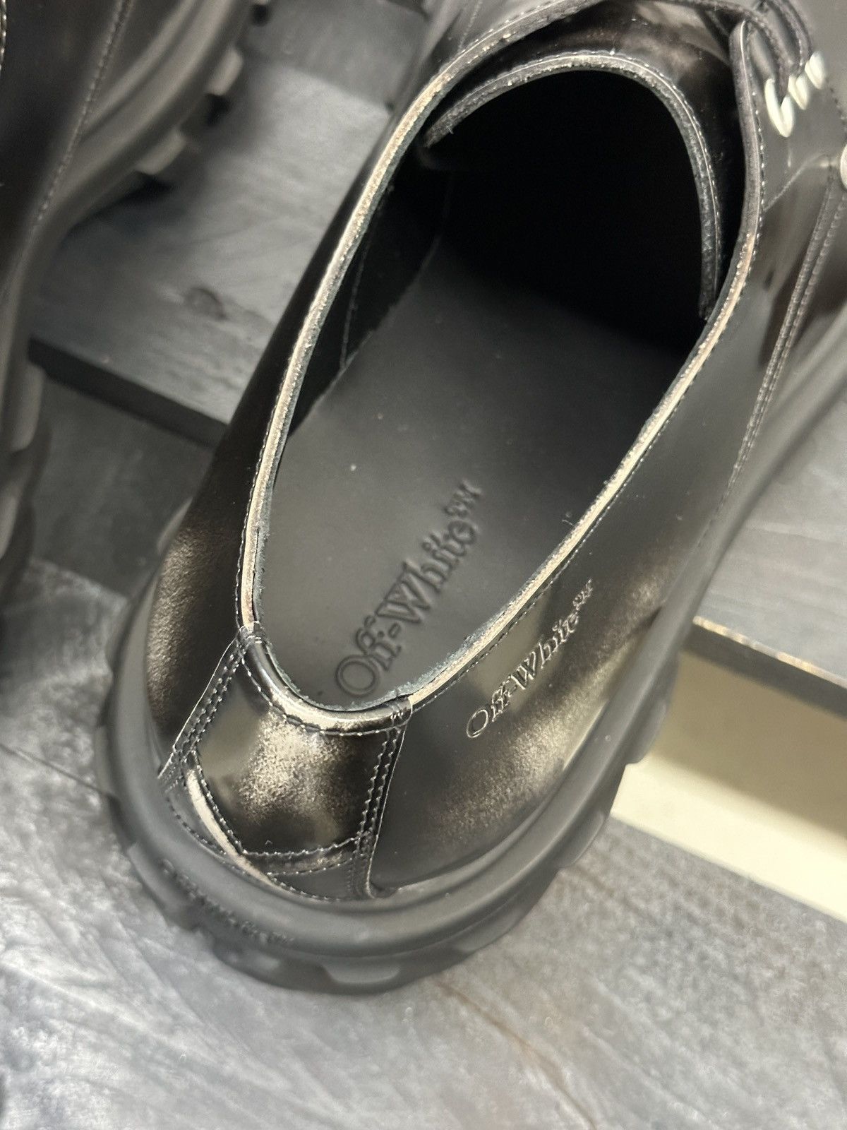Off-White Exploration Derby Anthracite. Sz 43 Size US 10 / EU 43 - 8 Thumbnail