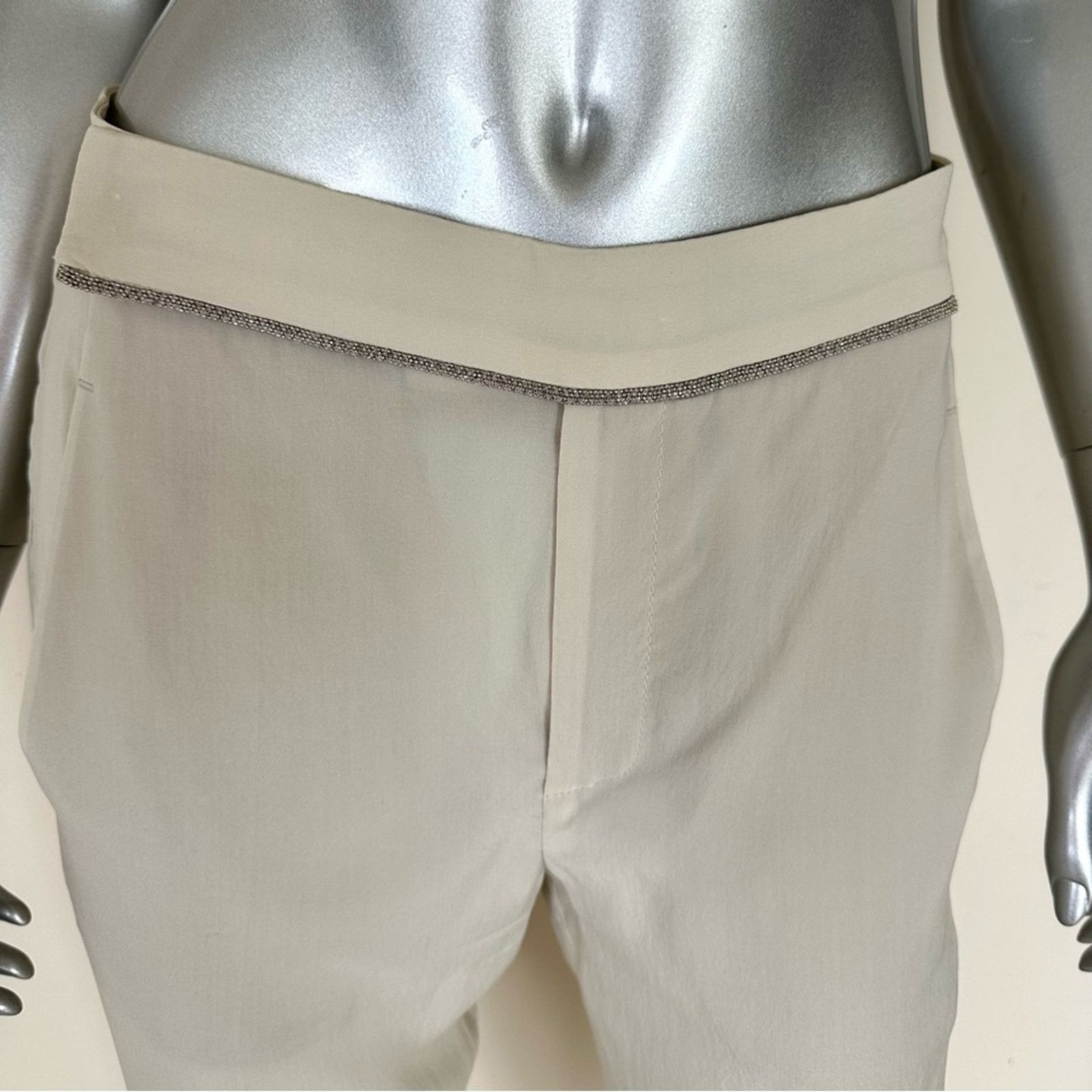 Brunello Cucinelli Brunello Cucinelli women silk capri pants size 6 US Size 28" / US 6 / IT 42 - 2 Thumbnail