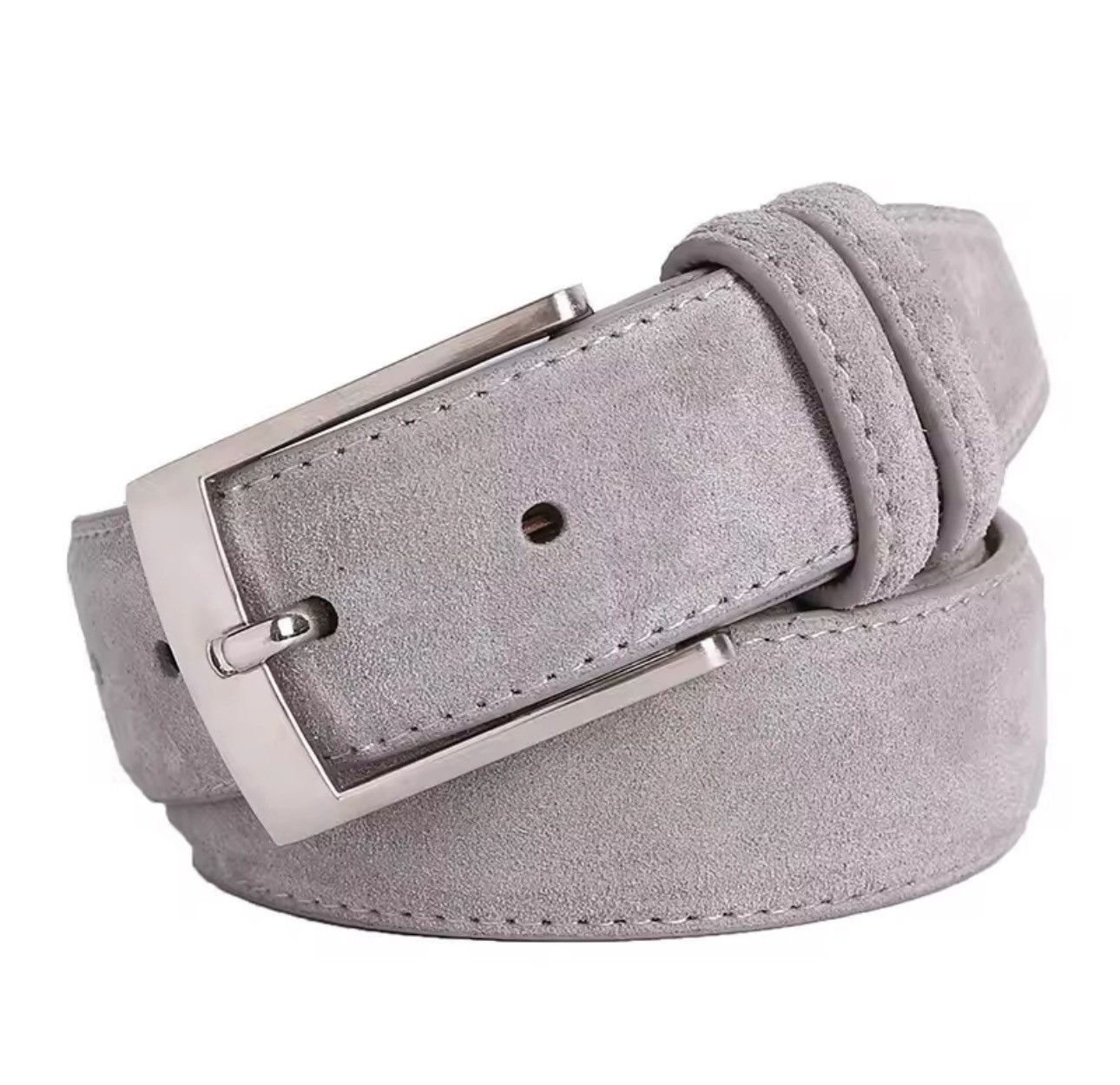 Vintage Casual Classic Belt Cow Leather Size ONE SIZE - 2 Thumbnail