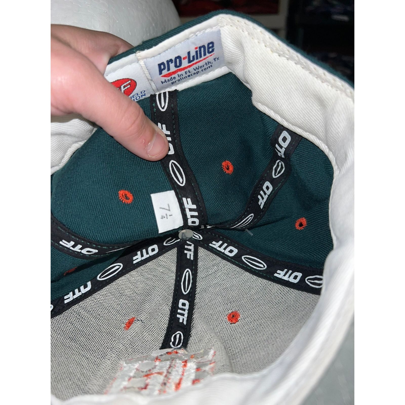 Pro Line Vintage Miami Hurricanes Hat OTF On The Field Pro Line NCAA Size ONE SIZE - 8 Thumbnail