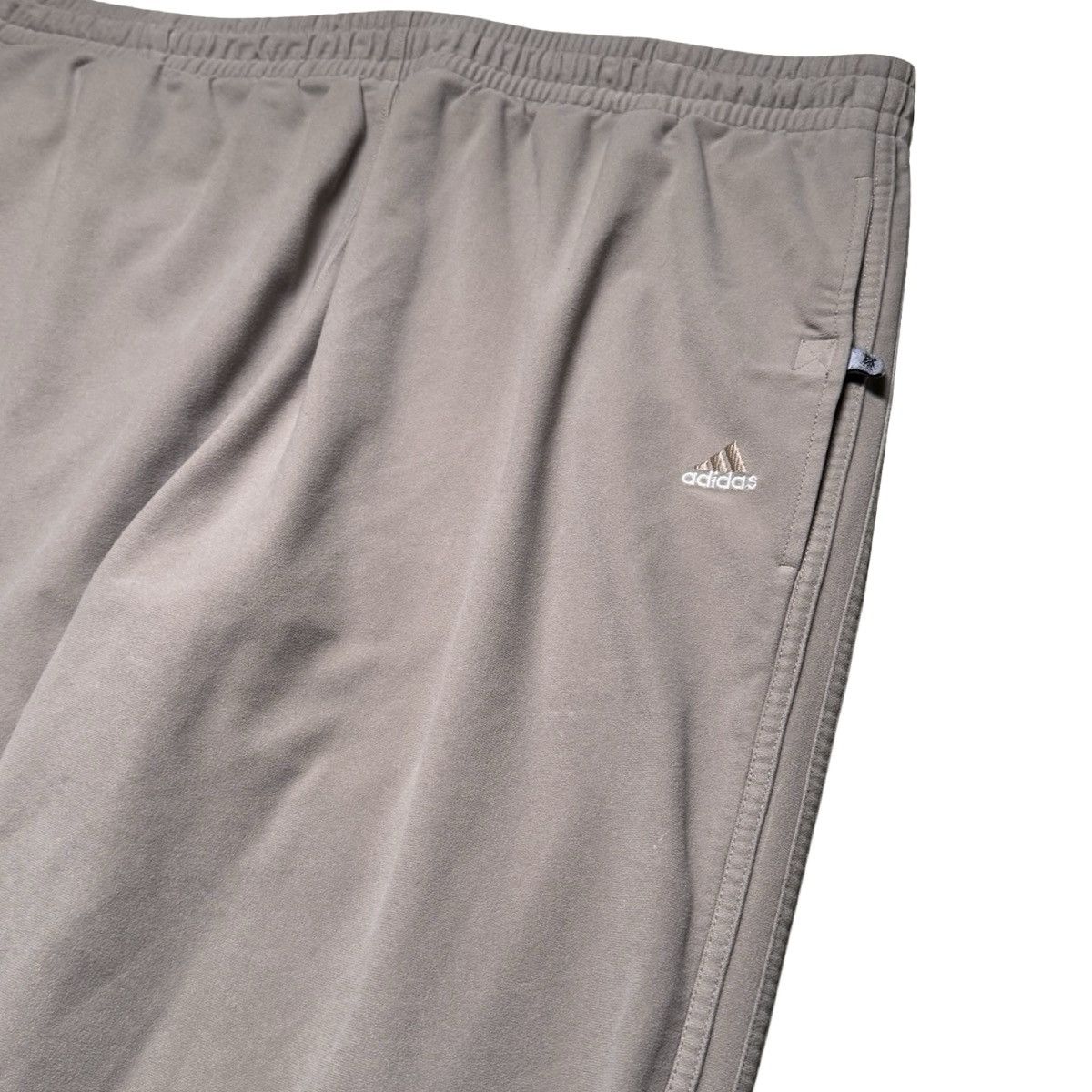 Adidas Vintage Y2K Adidas Brown Tre Foil Sweat Pants 3XL Baggy Size US 40 / EU 56 - 2 Thumbnail