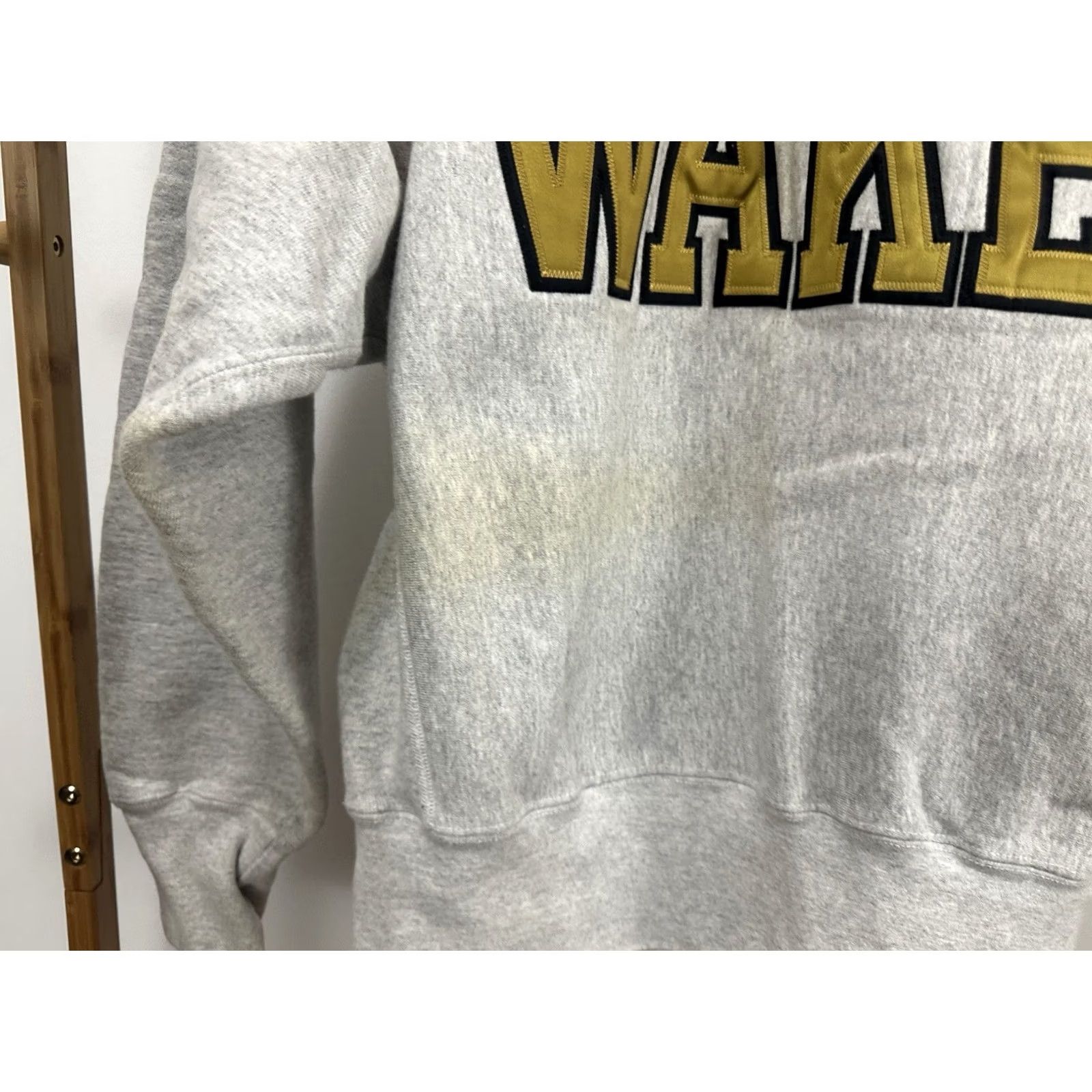 Vintage VTG Wake Forest Demon Deacons Crewneck BOXY Thick Weave Sweatshirt Size S Gray Mens Sweatshirt Size US S / EU 44-46 / 1 - 4 Thumbnail