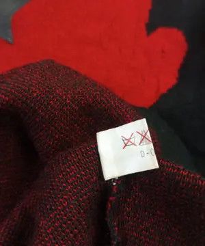 Japanese Brand Crazy Vintage Place Vendome leather Knit Crewneck Sweater Size US L / EU 52-54 / 3 - 7 Thumbnail