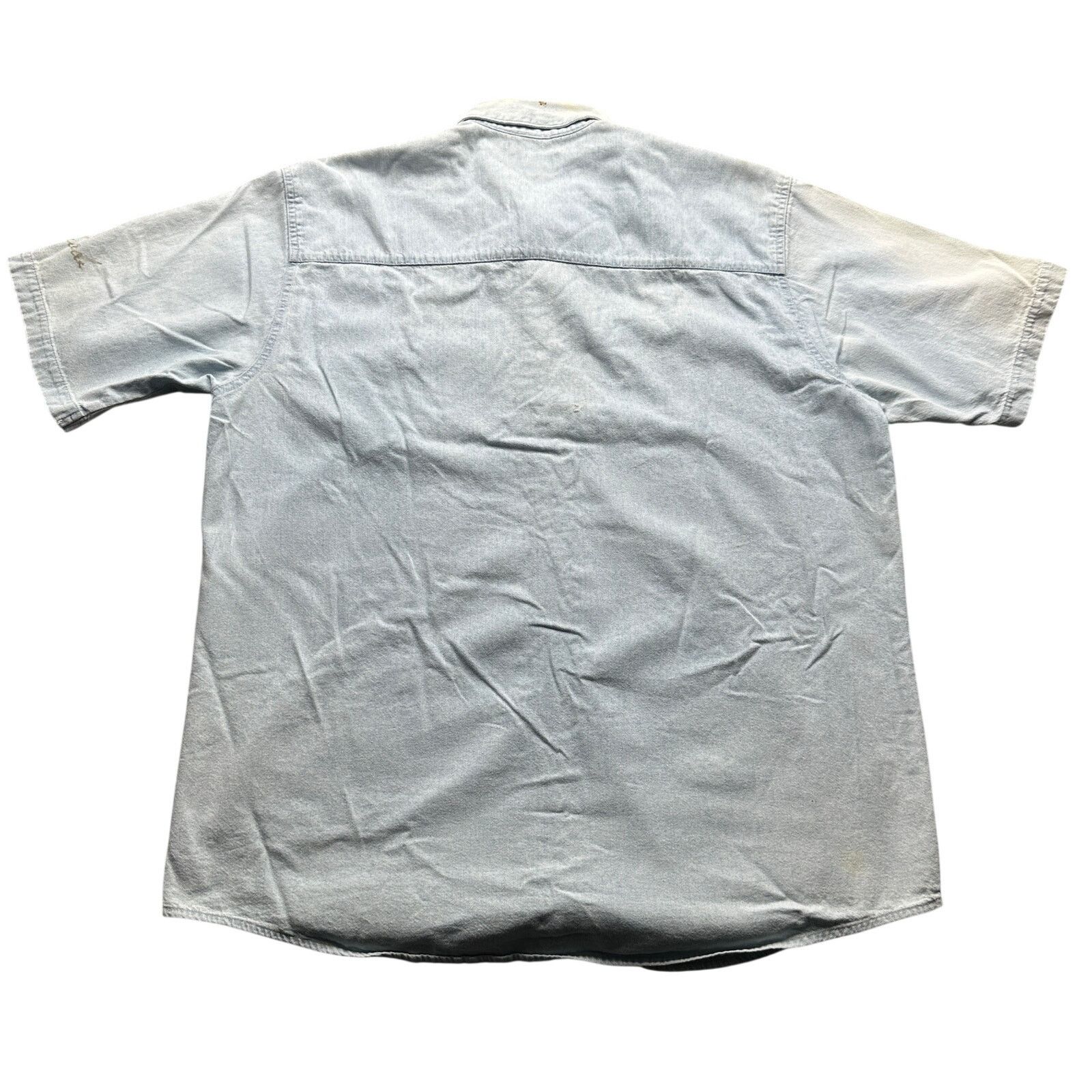 NASCAR Vintage NASCAR Ricky Rudd #10 Tide Denim Shirt Mens XL Size US XL / EU 56 / 4 - 11 Thumbnail