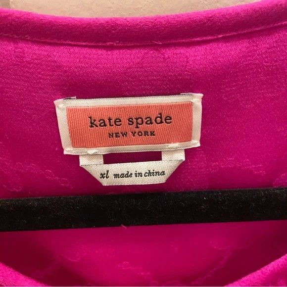 Kate Spade Kate Spade Pink Long Sleeve Blouse Size XL / US 12-14 / IT 48-50 - 2 Thumbnail