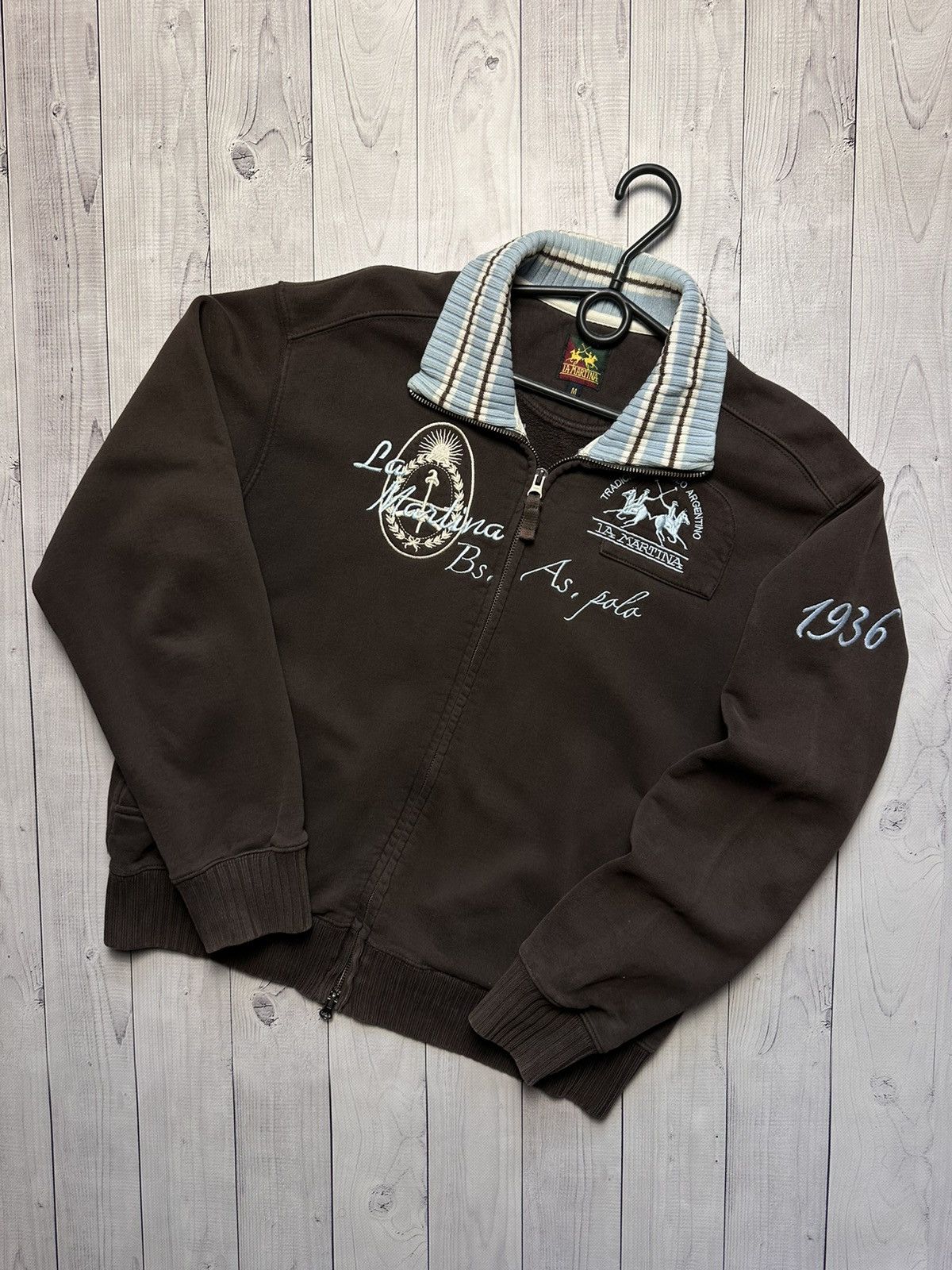 La Martina Vintage L A Martina Argentina sweater zip size M logo rare Size US M / EU 48-50 / 2 - 1 Thumbnail