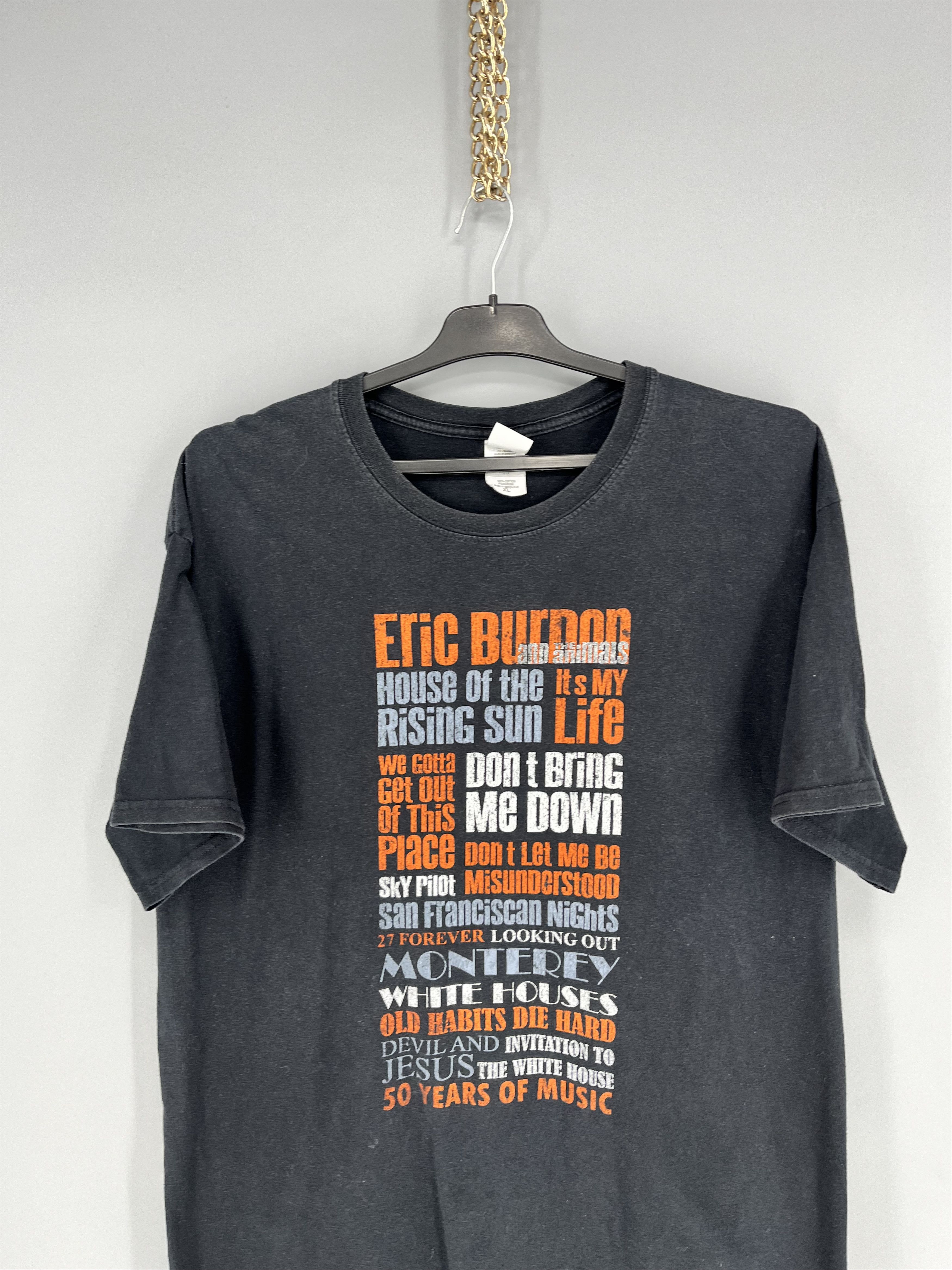 Band Tees VINTAGE ERIC BURDON 00s Band Rock Tee Rare Tour Y2K Size US XL / EU 56 / 4 - 6 Thumbnail