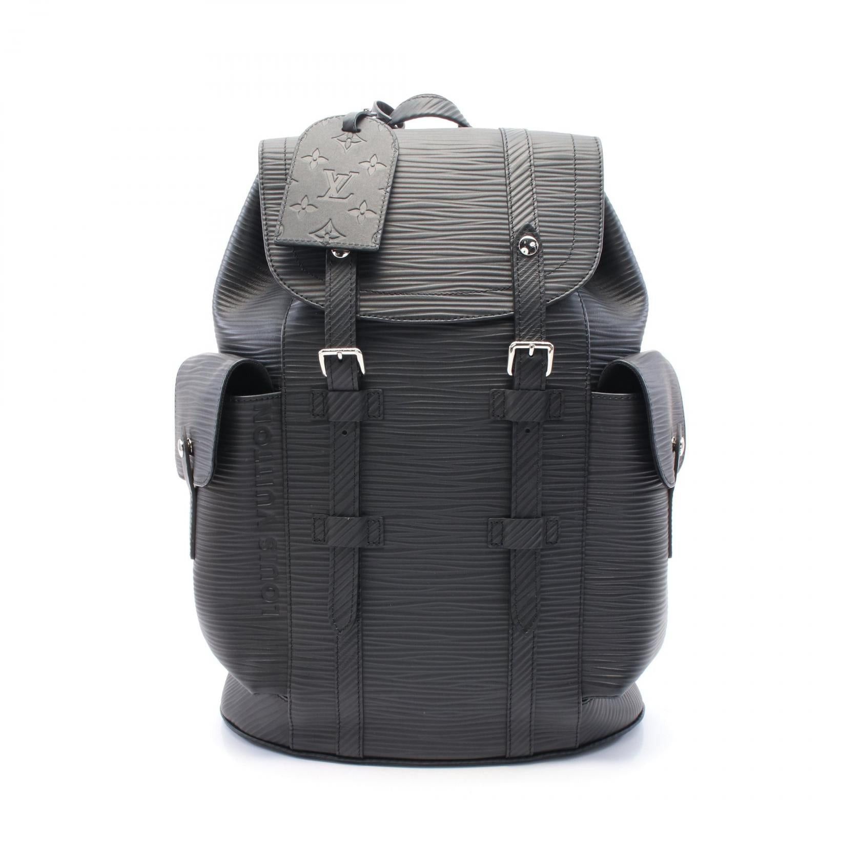 Louis Vuitton Louis Vuitton Christopher Mm Epi Xl Backpack Rucksack Leather  Black | Grailed