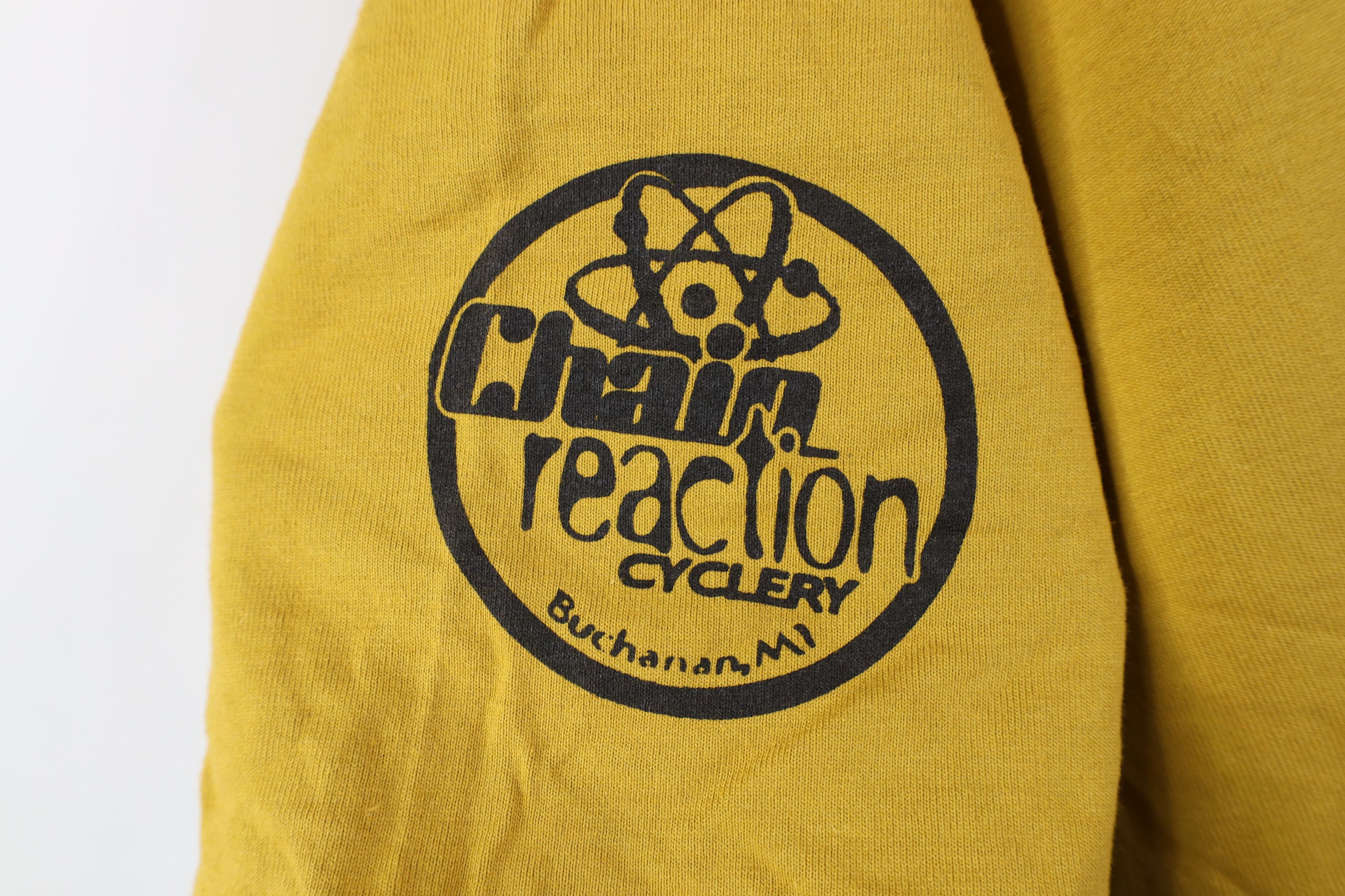 Vintage Deadstock Vintage 90s Chain Reaction Cyclery Cycling Jersey Size US XL / EU 56 / 4 - 5 Thumbnail