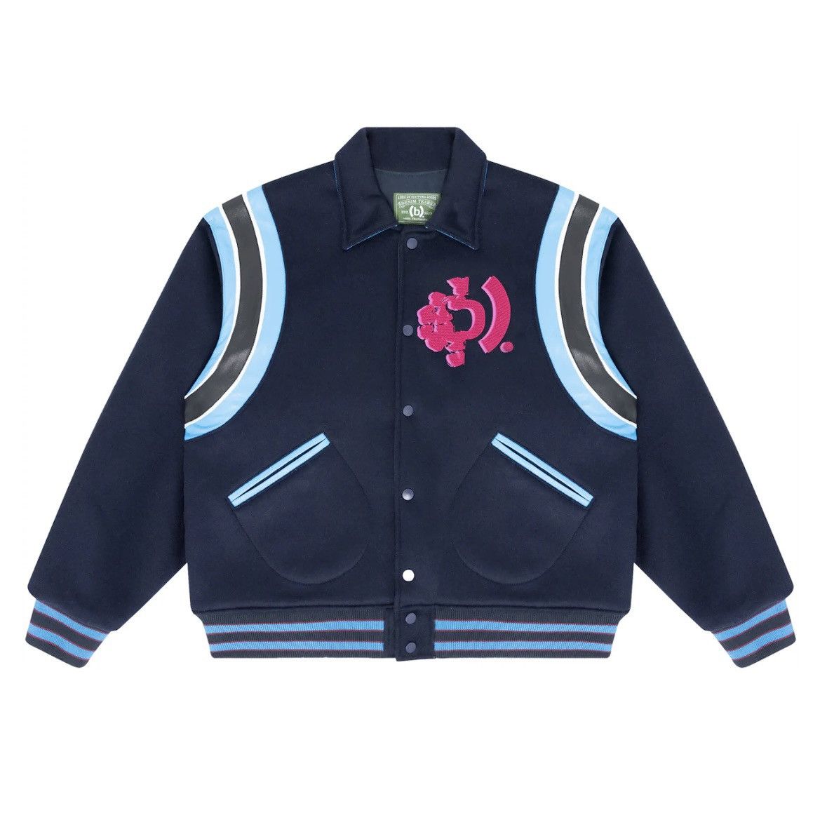 DENIM TEARS Denim Tears Bstroy Tears Varsity Jacket Size US L / EU 52-54 / 3 - 2 Thumbnail