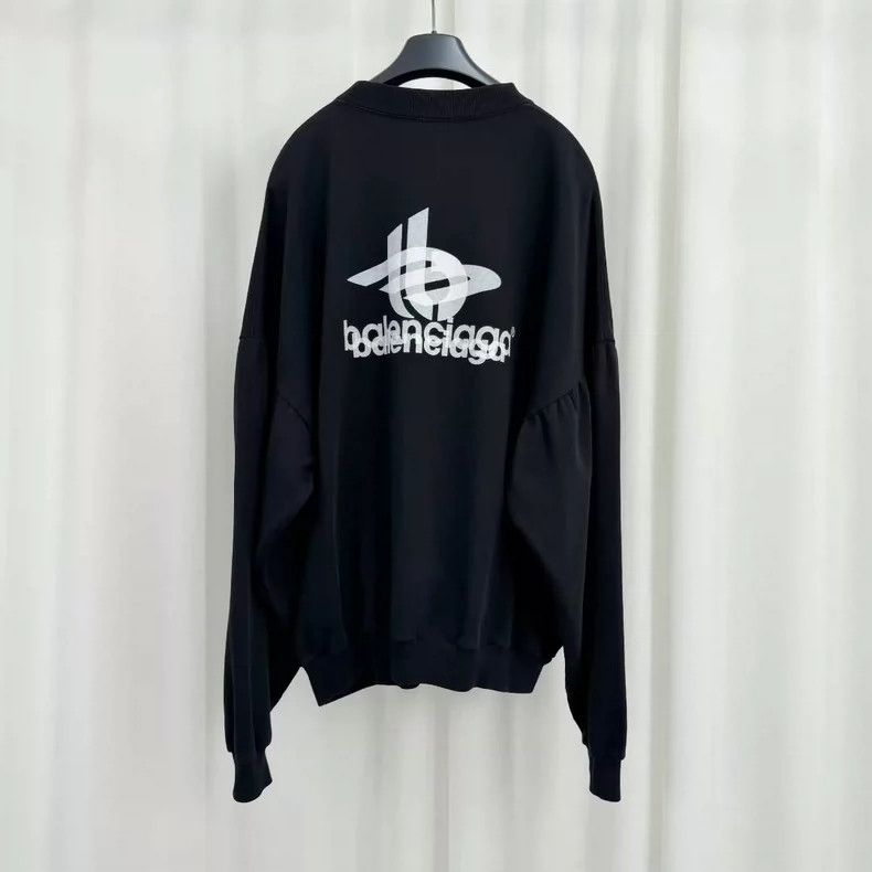 Balenciaga Balenciaga Double Shadow Print Sweatshirt - dmc Size US S / EU 44-46 / 1 - 1 Thumbnail