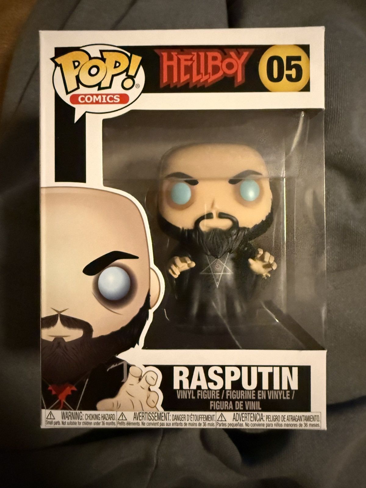 POP MART Funko Pop #05 Hellboy Rasputin Pop Comics, New in Box! Size ONE SIZE - 1 Thumbnail
