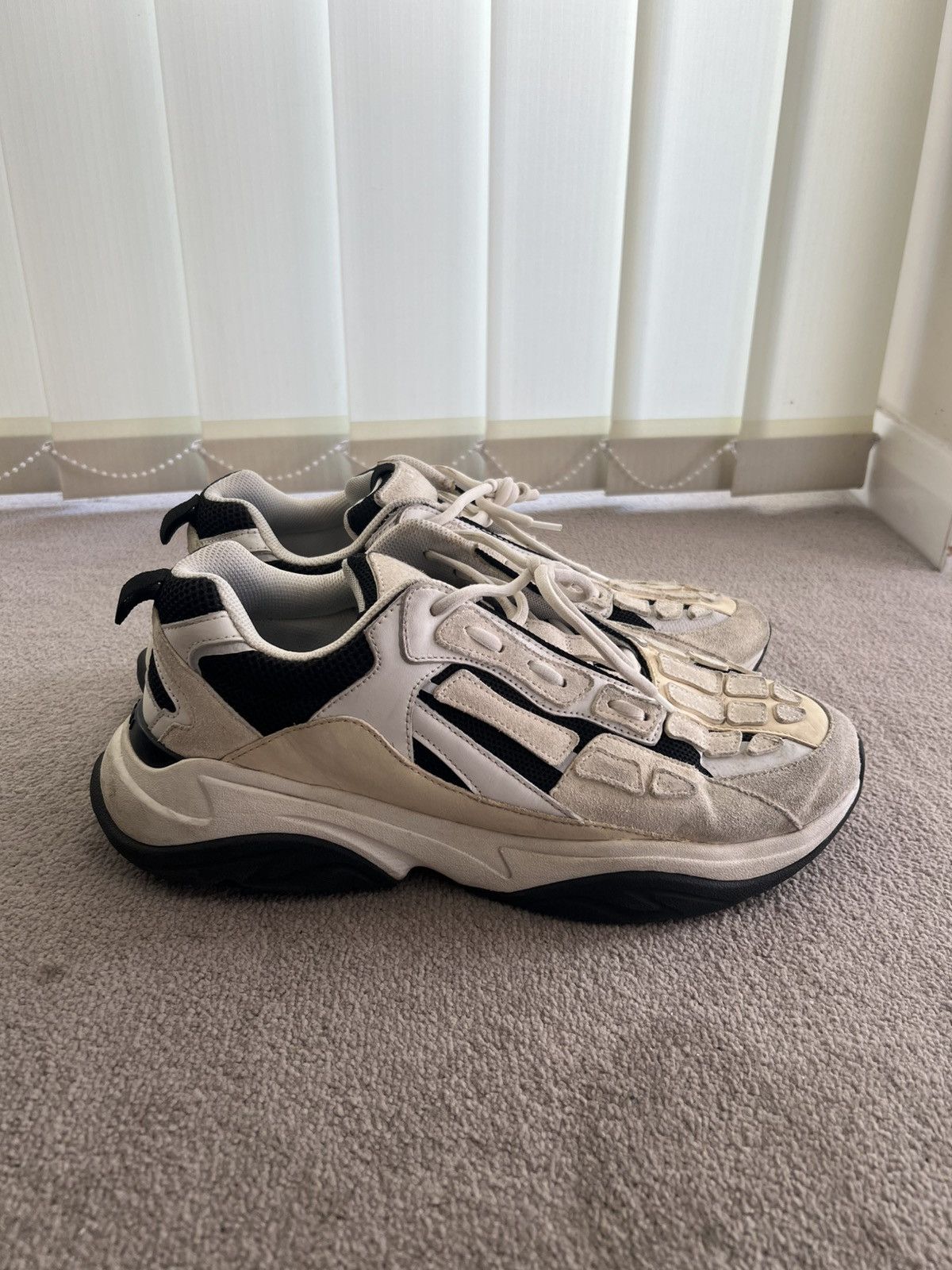 Amiri Amiri Bone Runner Size US 12 / EU 45 - 4 Thumbnail