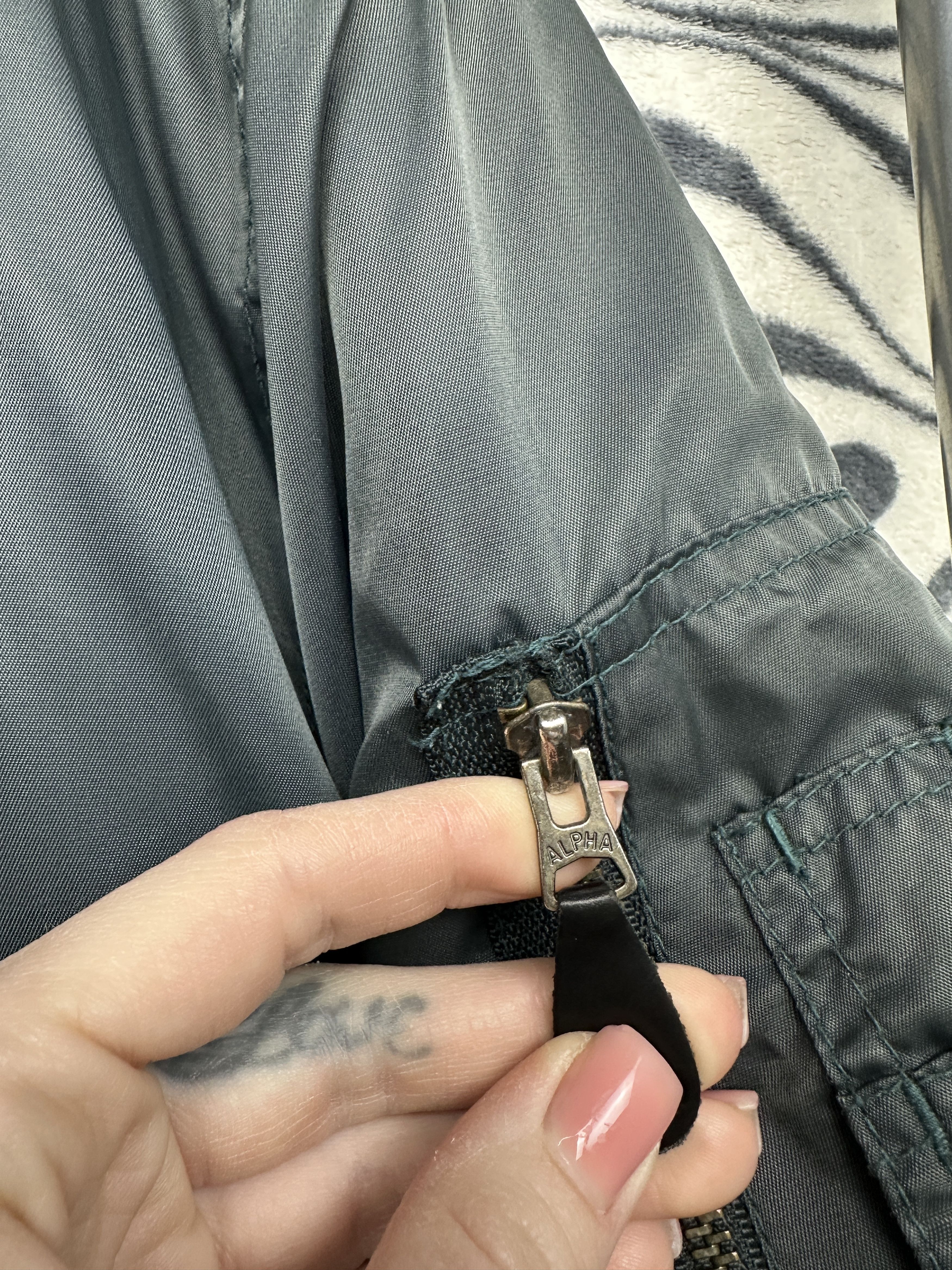 Alpha Industries Alpha Vintage Military MA-1 Bomber Jacket USA Size US XL / EU 56 / 4 - 7 Thumbnail