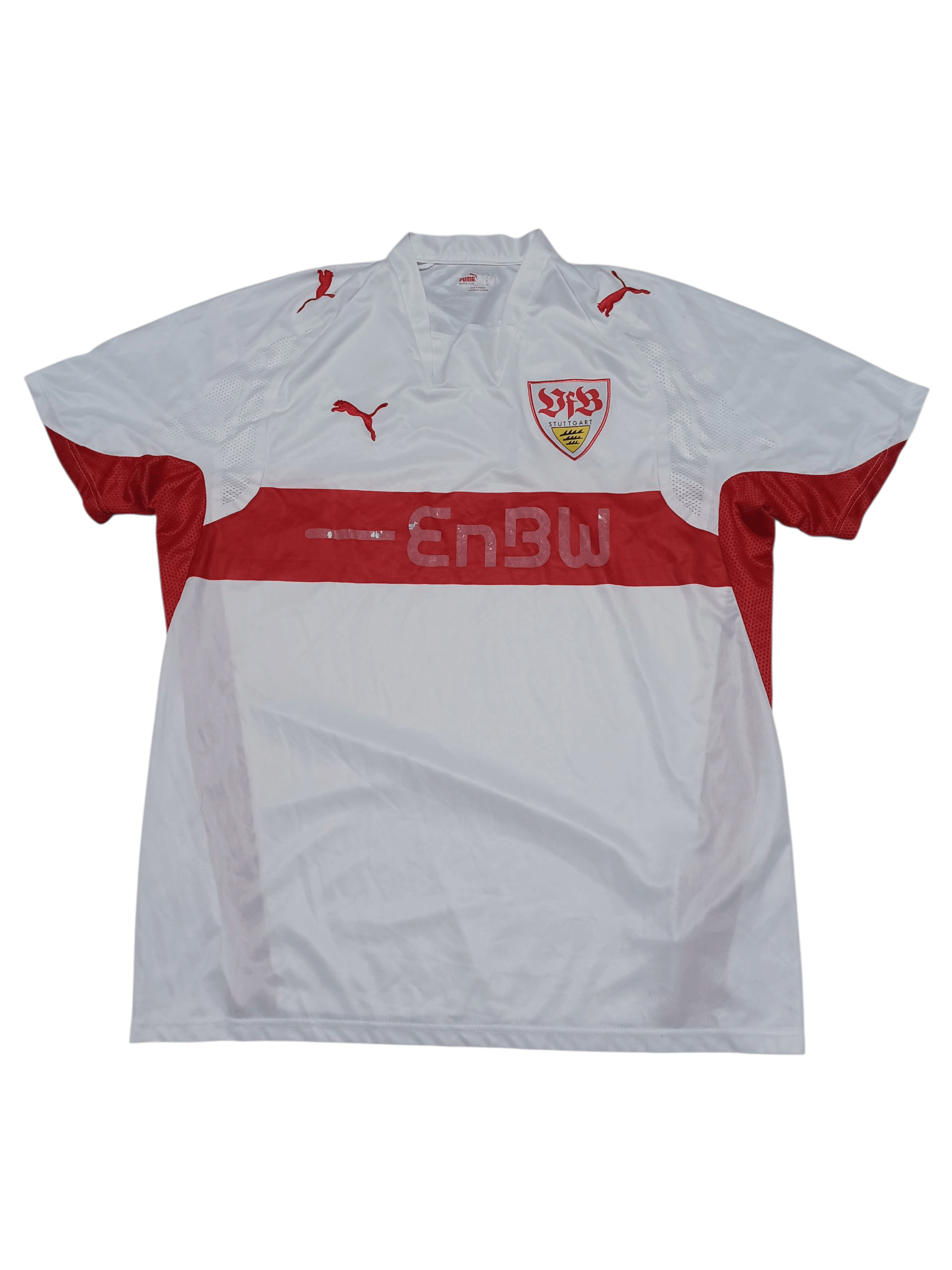 Puma VFB STUTTGART 2007/2008 VINTAGE SOCCER JERSEY FOOTBALL Size US XL / EU 56 / 4 - 1 Thumbnail