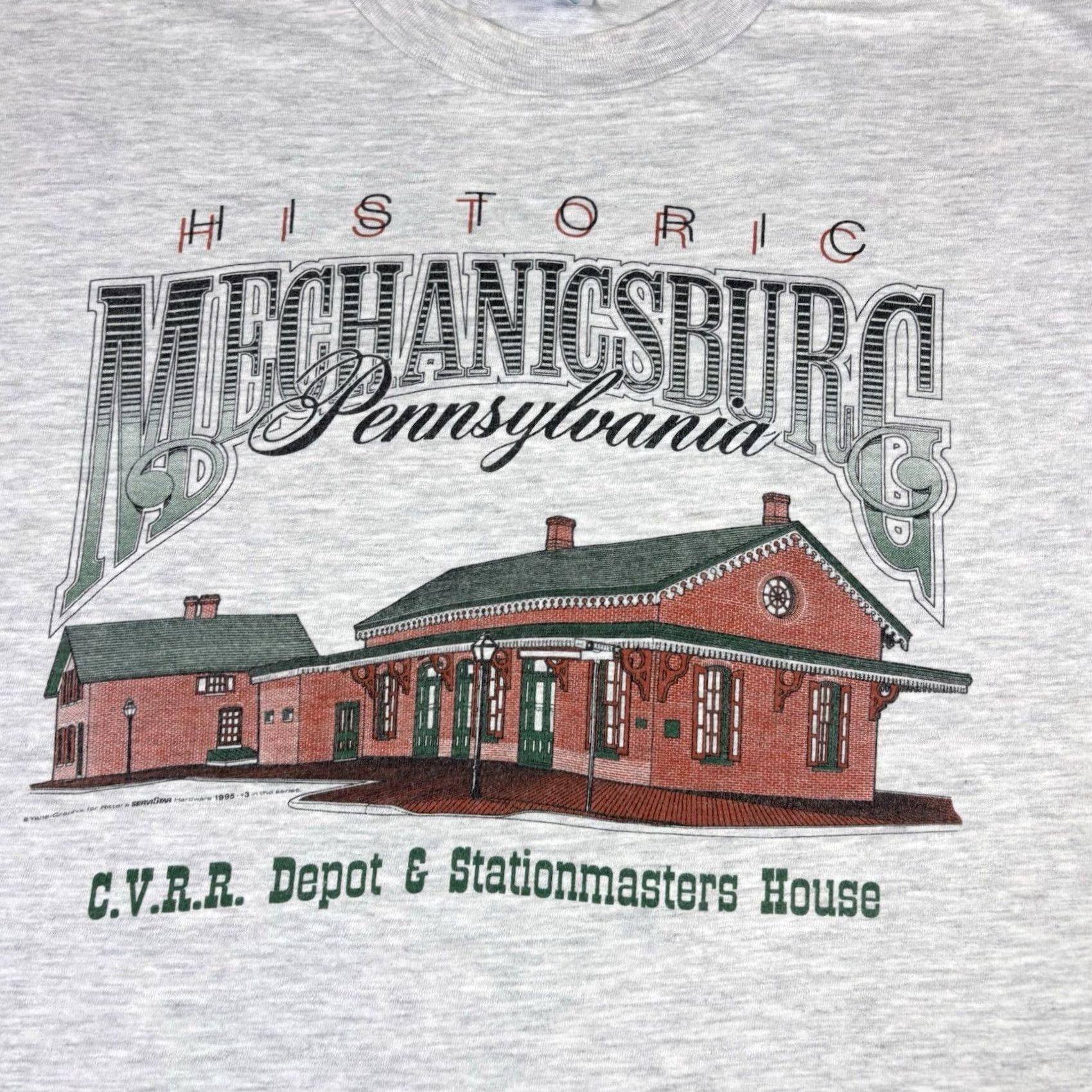 Hanes VINTAGE Hanes T-Shirt 90s Crew Neck Short Sleeve Gray Cotton Adult L 101 Dalmatians Mechanisburg PA United States Single Stitch Vintage Yes Mens Size US L / EU 52-54 / 3 - 5 Thumbnail