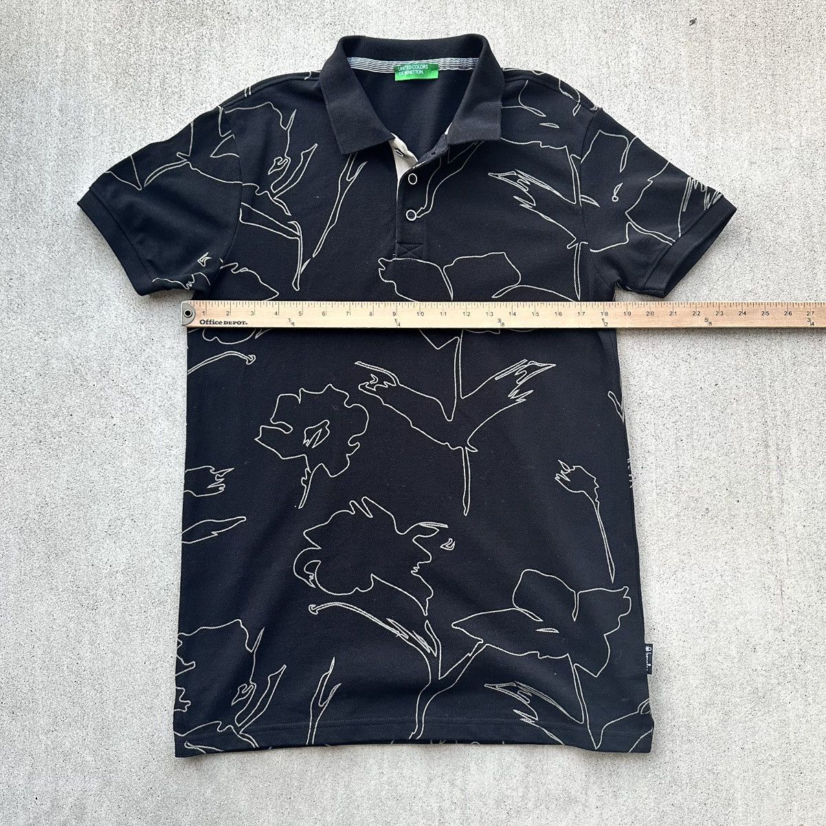 United Colors Of Benetton United Colors Of Benetton Polo Shirt Men Size Medium Floral Size US M / EU 48-50 / 2 - 5 Thumbnail