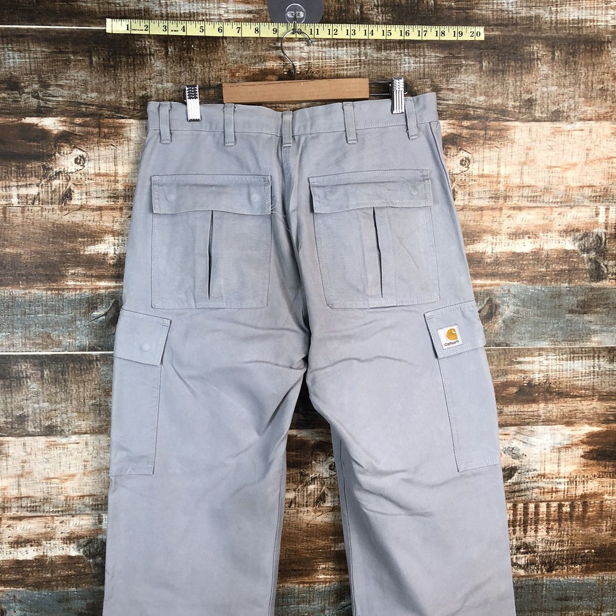 Carhartt DL Carhatt Grey Cargo Multipocket Pants #C109 Size US 32 / EU 48 - 14 Thumbnail