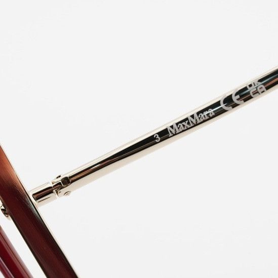 Max Mara Max Mara MM5172-B 069 Eyeglasses Bordeaux 55mm Aviator Frame Size ONE SIZE - 4 Thumbnail
