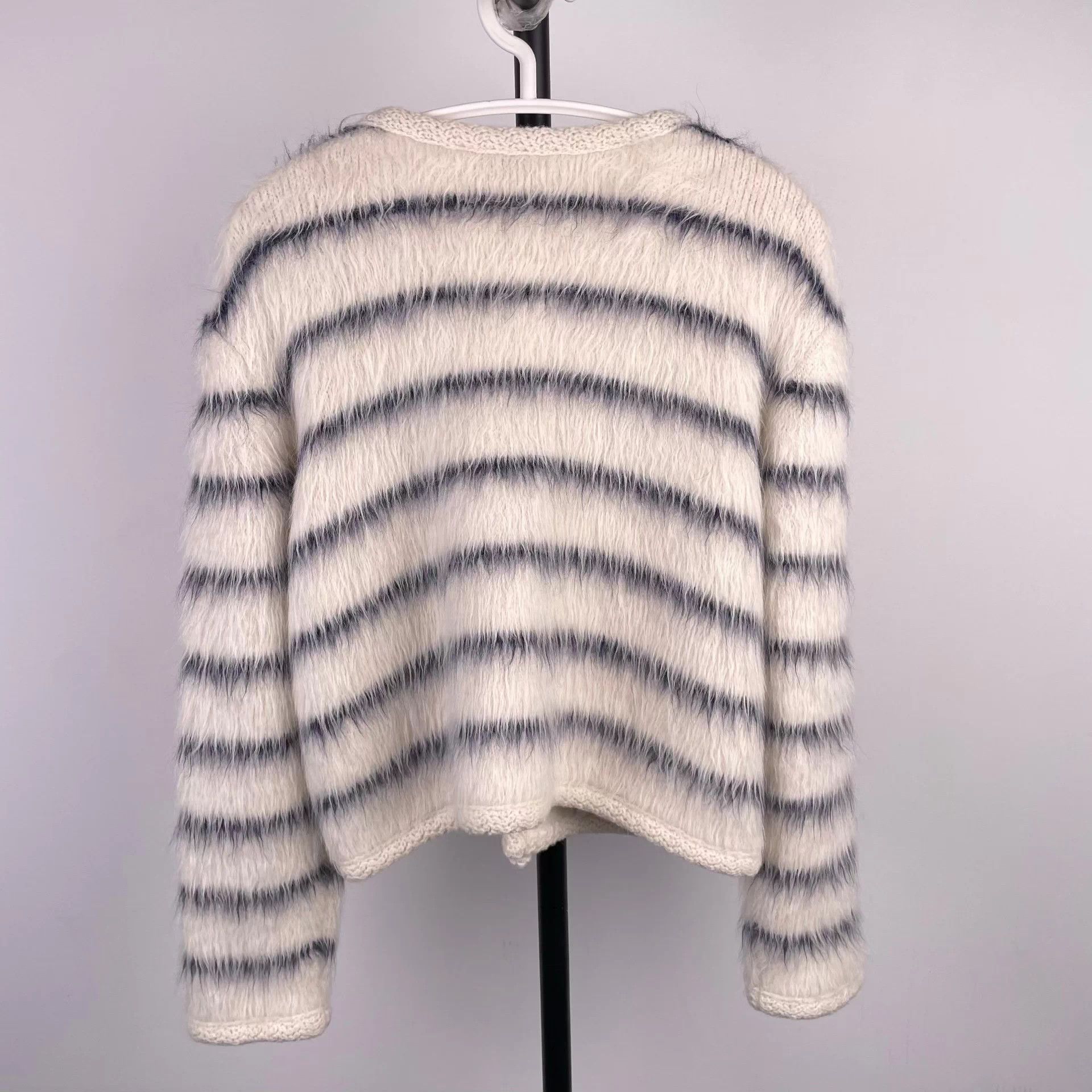 Celine Celine Wool Cardigan Size 1 Color Blocked Size S / US 4 / IT 40 - 2 Thumbnail