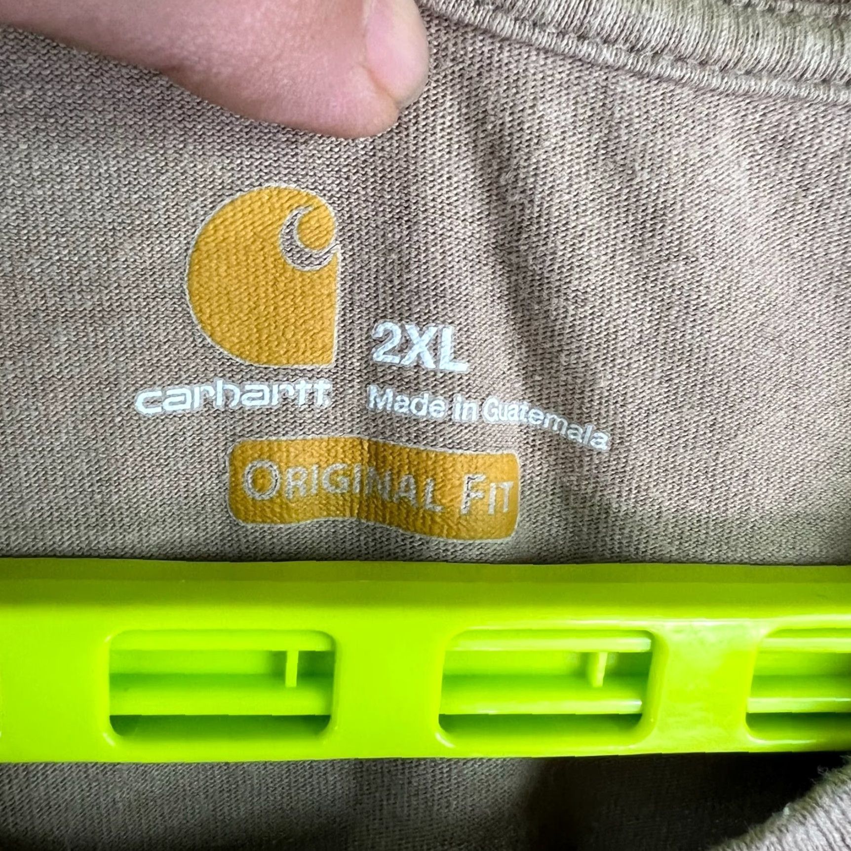 Carhartt Carhartt K87 Pocket T Shirt Mens Size 2XL Tan Short Sleeve Vintage Size US XXL / EU 58 / 5 - 4 Thumbnail