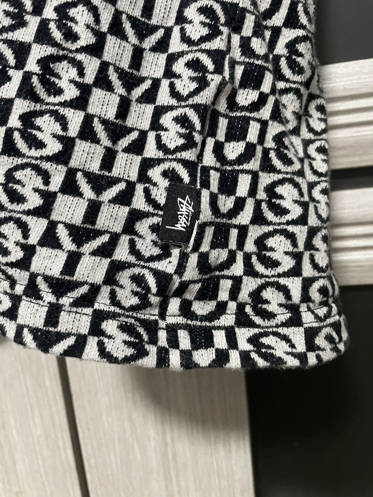 Stussy Rare Stussy Jacquard Check Crew Tee Streetwear T Shirt Y2K Size US M / EU 48-50 / 2 - 6 Thumbnail