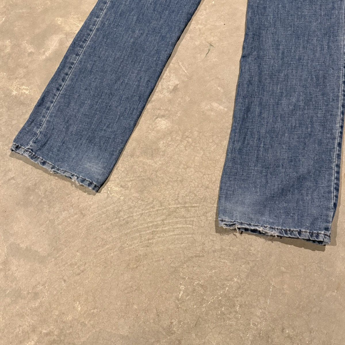 Dolce & Gabbana Vtg 2000s Dolce & Gabbana Double Seam Faded Distressed Jeans Size US 31 - 10 Thumbnail