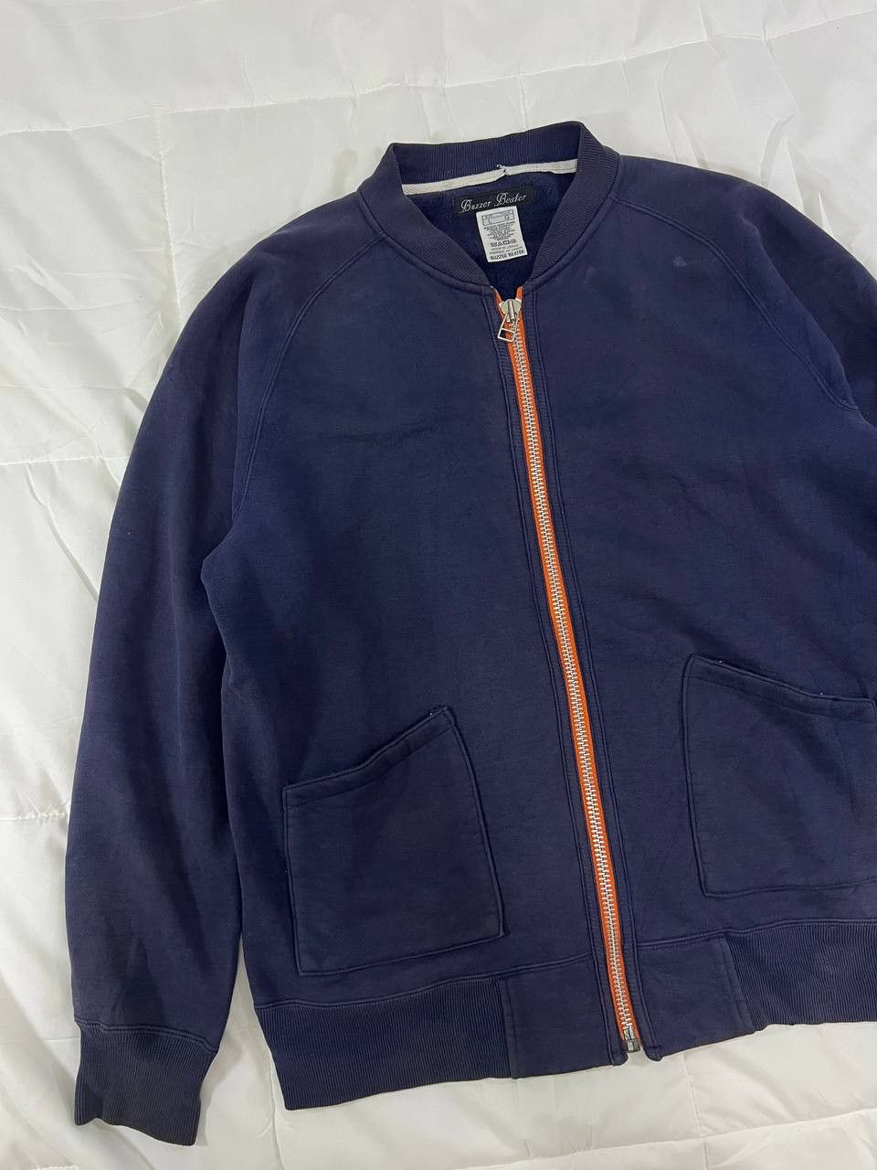 Japanese Brand × Vintage Vintage Rare 90s Buzzer Beater Zip Up Sweatshirt Size US L / EU 52-54 / 3 - 2 Thumbnail