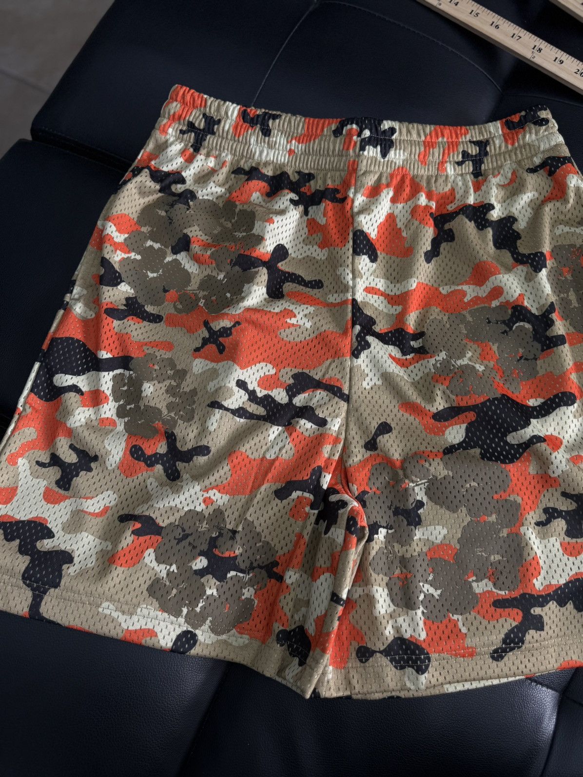 DENIM TEARS Denim Tears Mesh Summer Shorts Tan/Orange Size M (NEW) Size US 31 - 5 Thumbnail