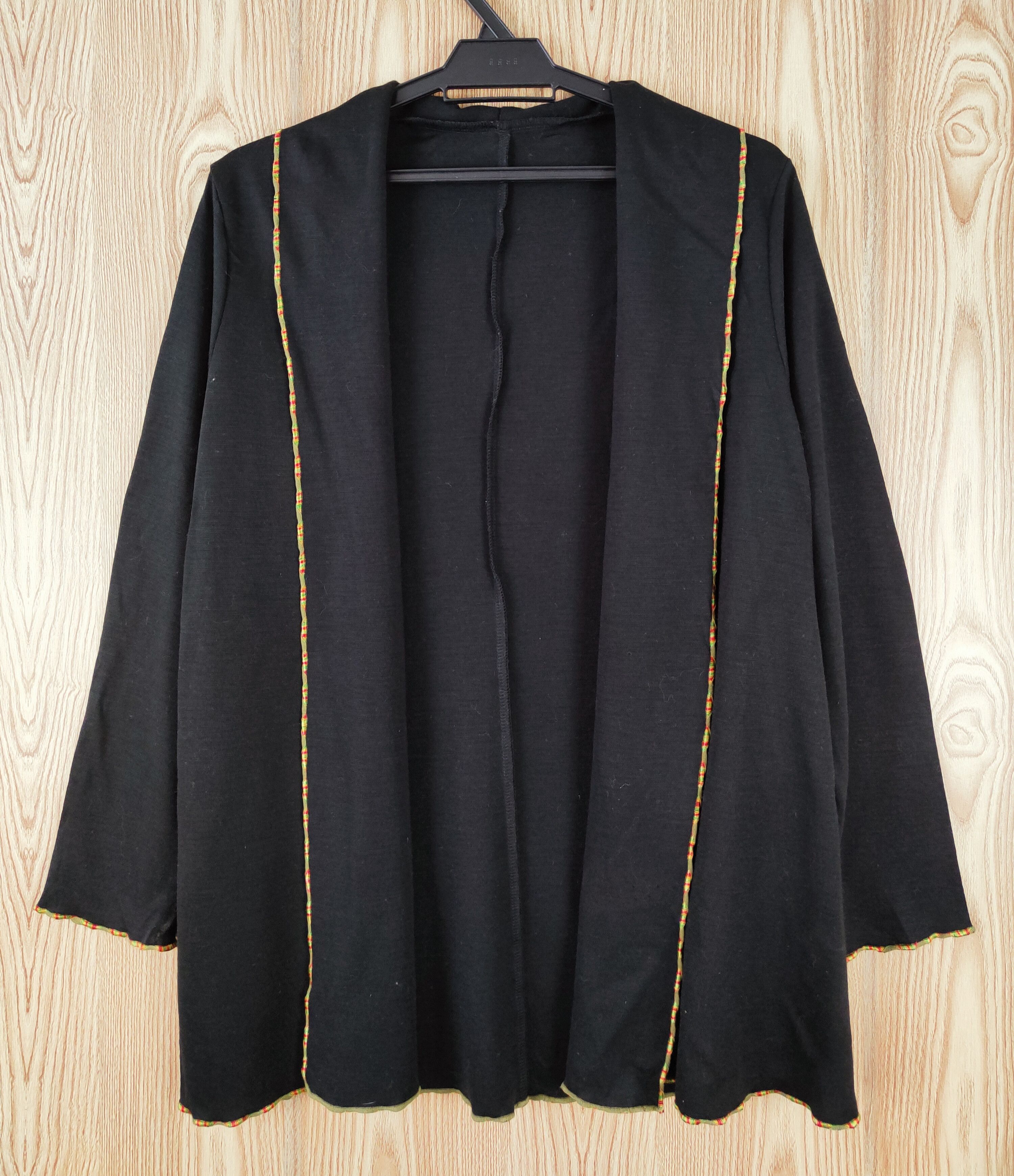 Japanese Brand × Vintage Streetwear Japanese Brand Black Cardigan Size M / US 6-8 / IT 42-44 - 1 Thumbnail